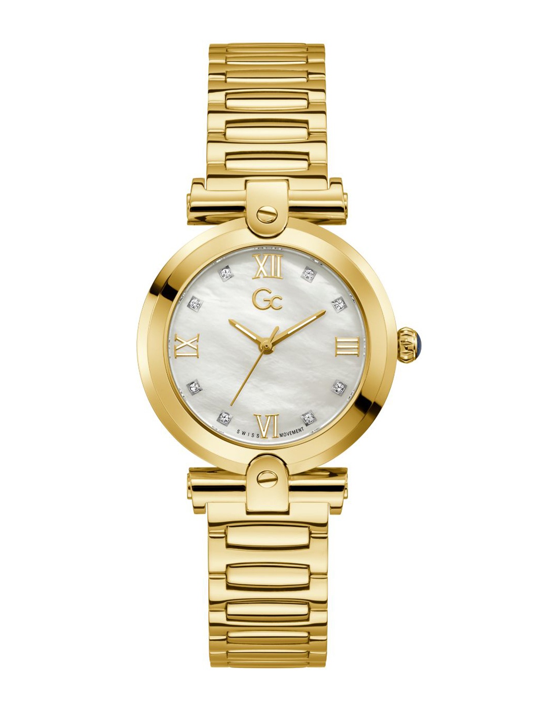 

GC Women Stainless Steel Bracelet Style Straps Analogue Watch Y96002L1MF, White