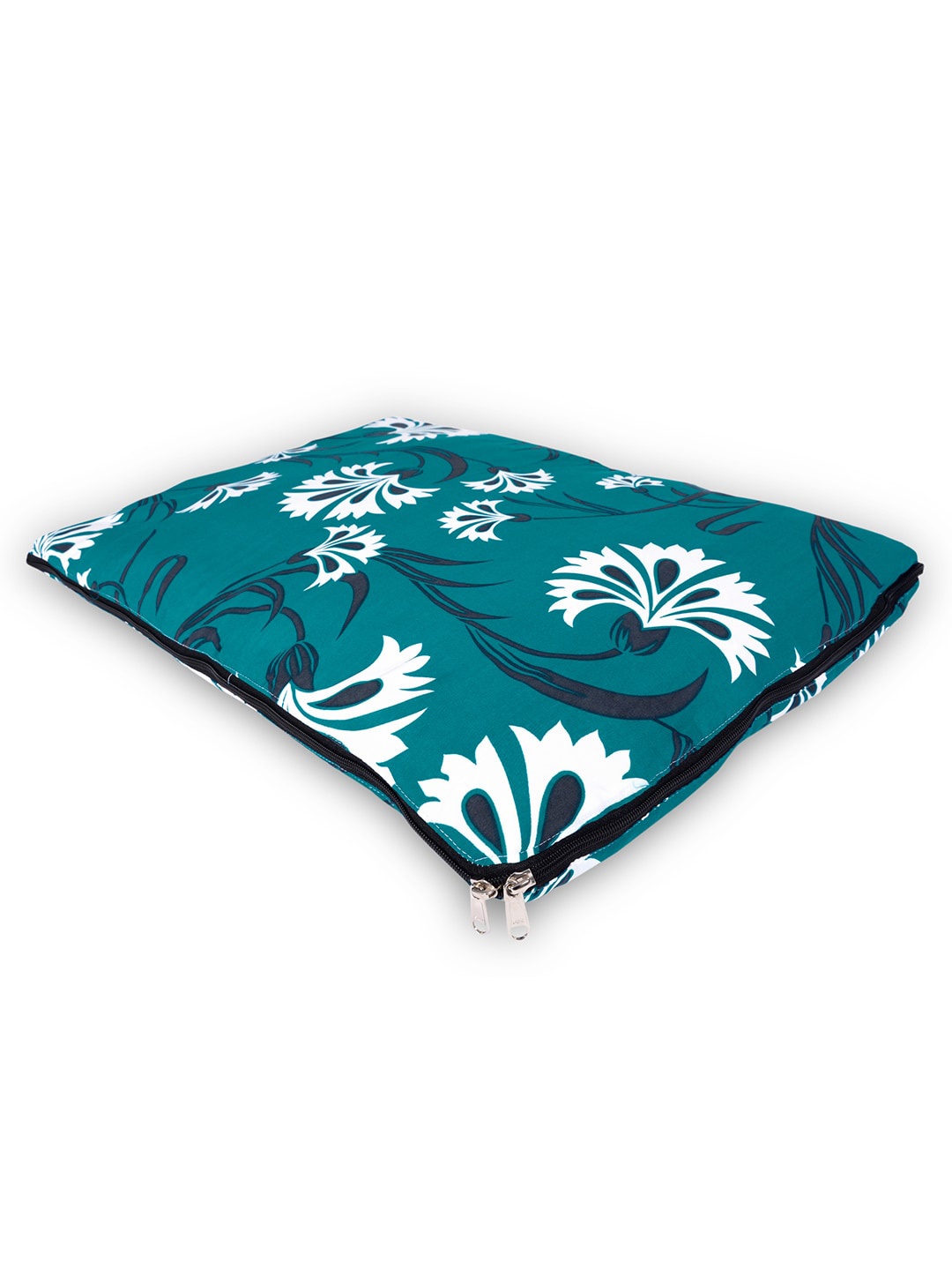 

Divine Casa Green & White Floral Microfiber Heavy Winter 120 GSM Single Bed Comforter