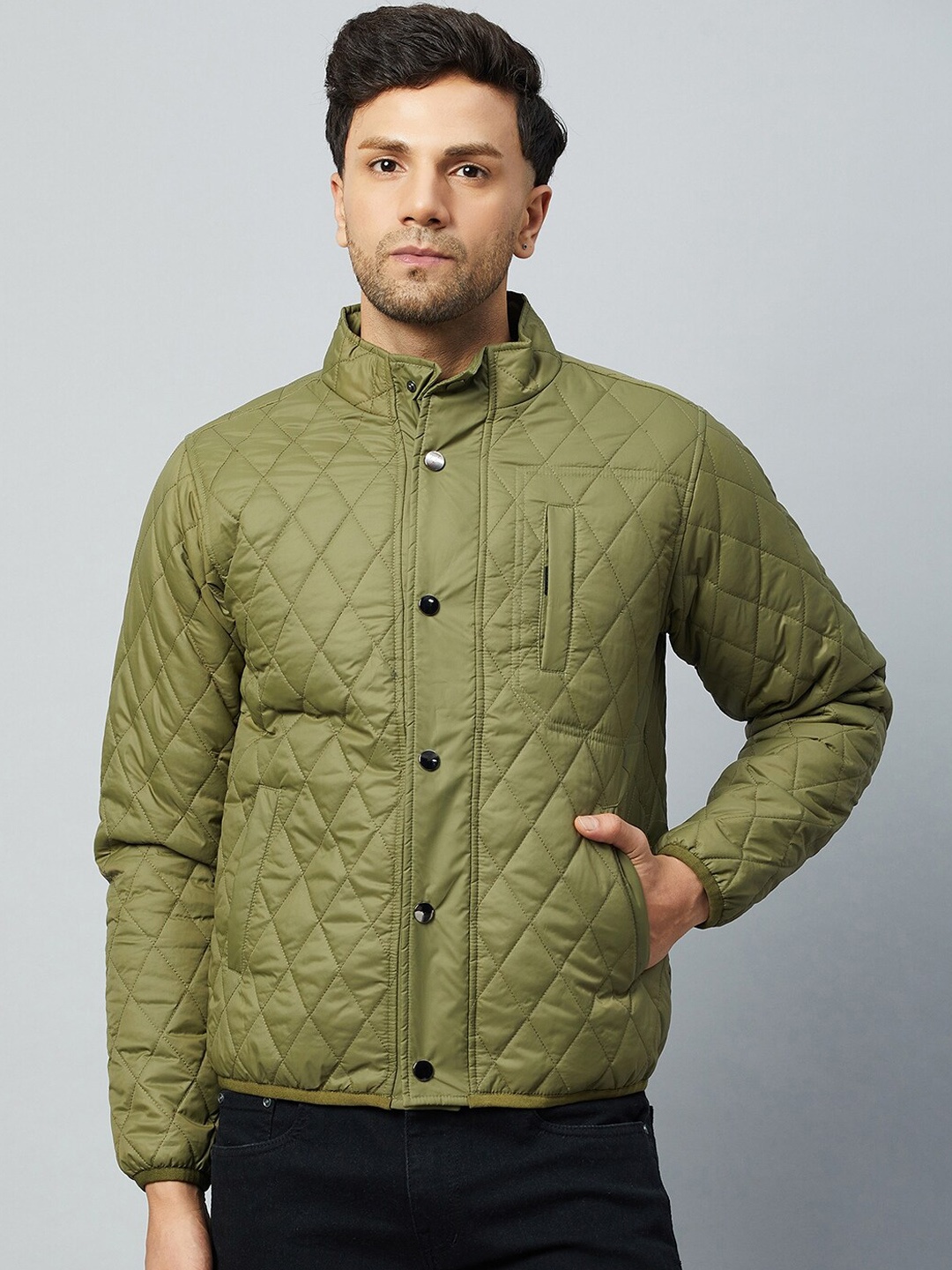 

Club York Lightweight Longline Quilted Jacket, Olive