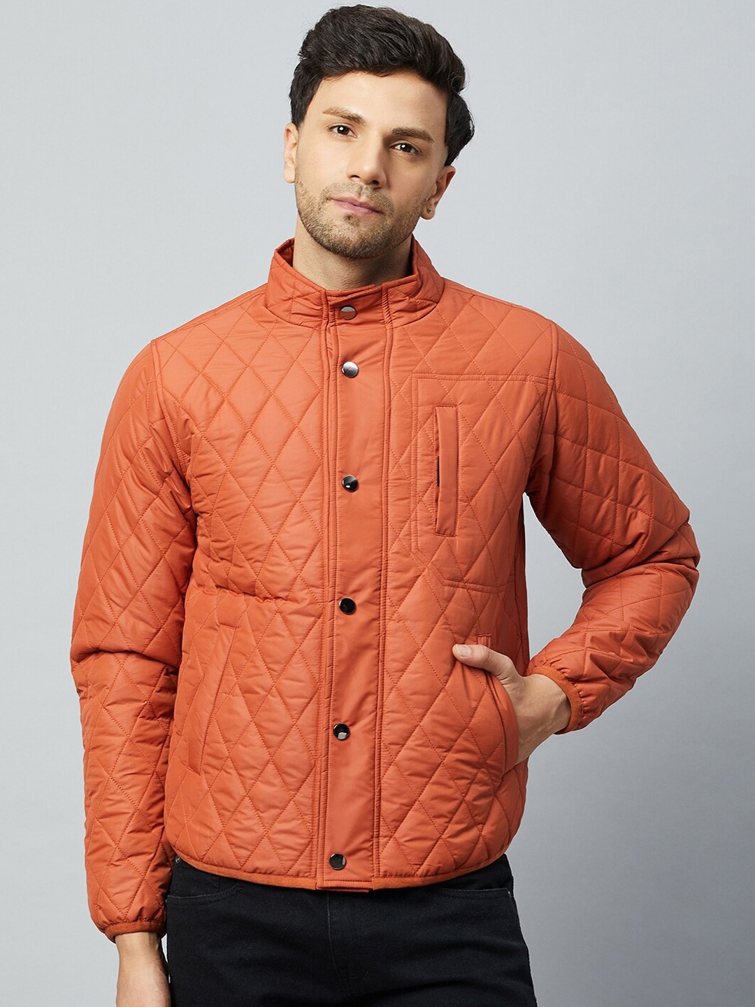 

Club York Lightweight Longline Quilted Jacket, Rust