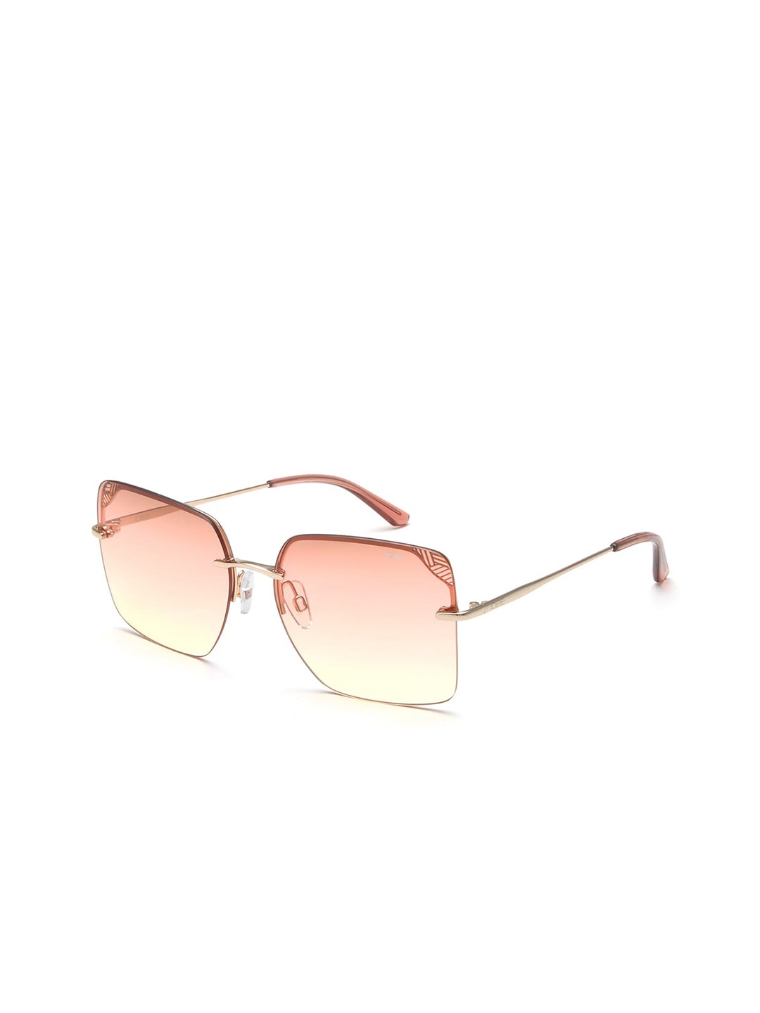 

IDEE Women Square Sunglasses with UV Protected Lens IDS2805C2SG, Pink