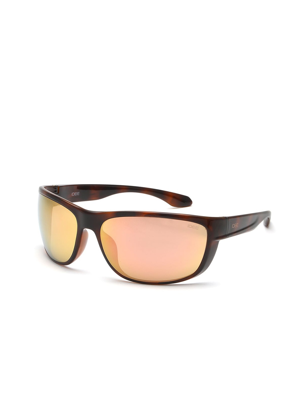 

IDEE Men Sports Sunglasses With UV Protected Lens, Brown