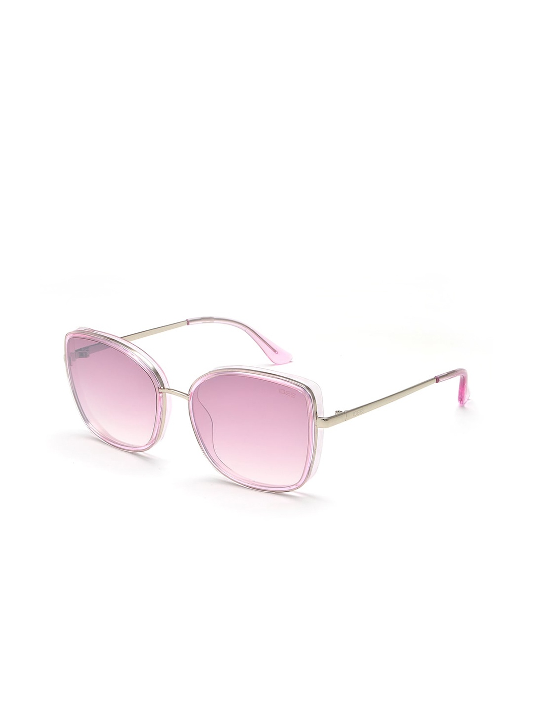 

IDEE Women Butterfly Sunglasses with UV Protected Lens IDS2813C4SG, Pink