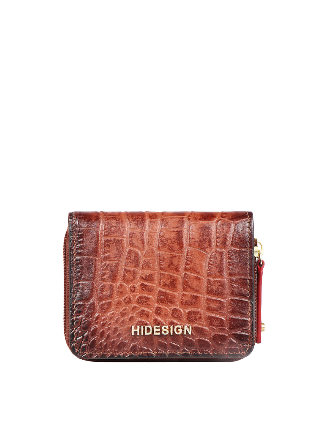 

Hidesign Women Textured Leather Wallet, Tan