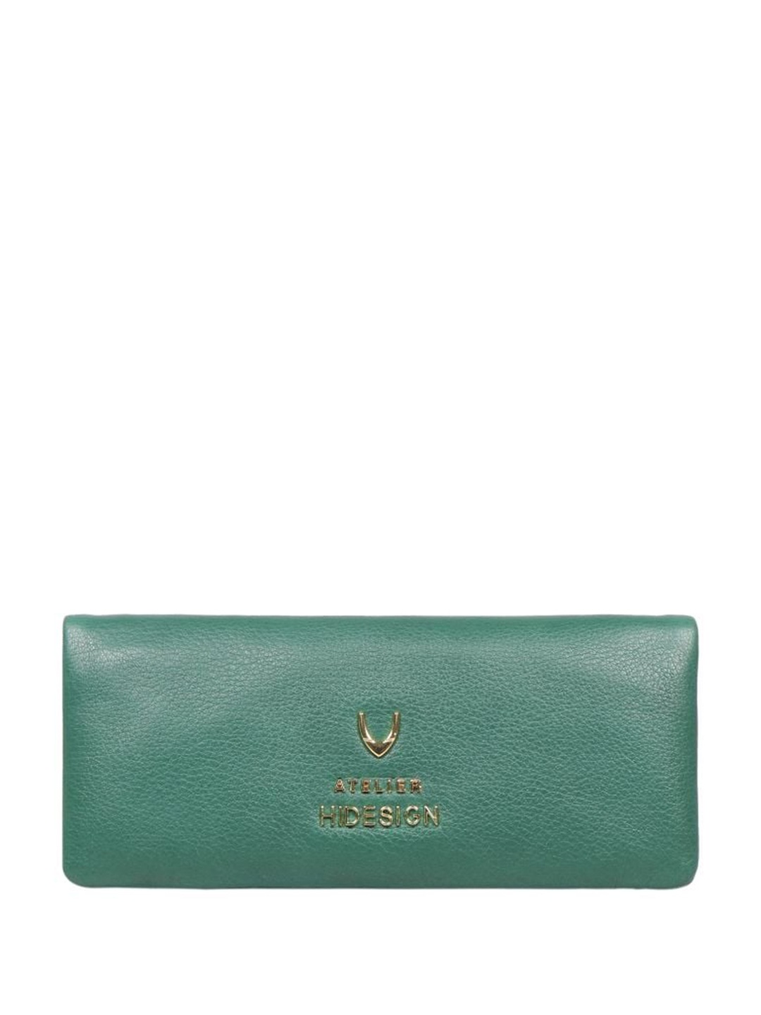 

Hidesign Women Leather Two Fold Wallet, Green