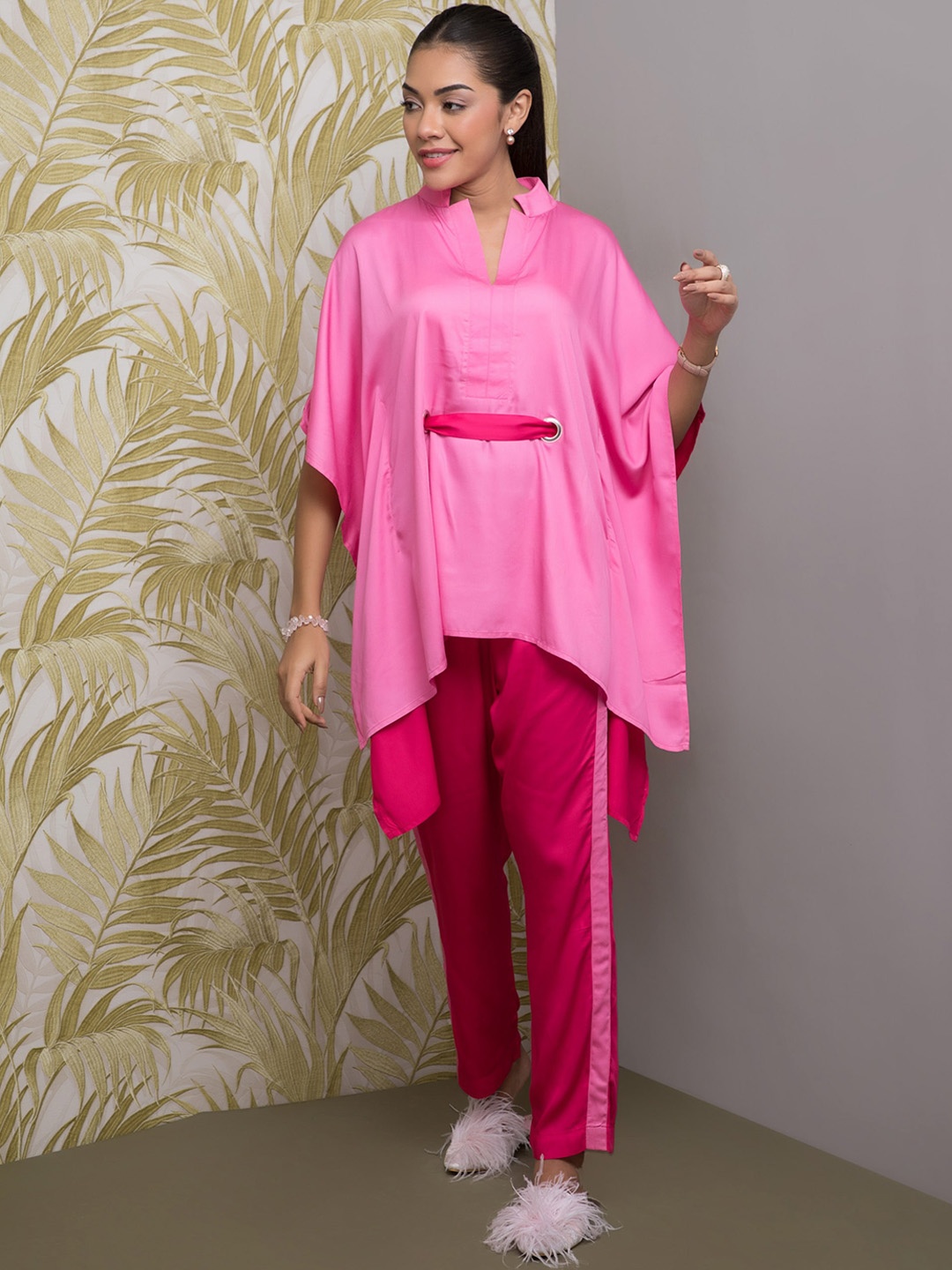 

Rhe-Ana Tunic With Trouser, Pink