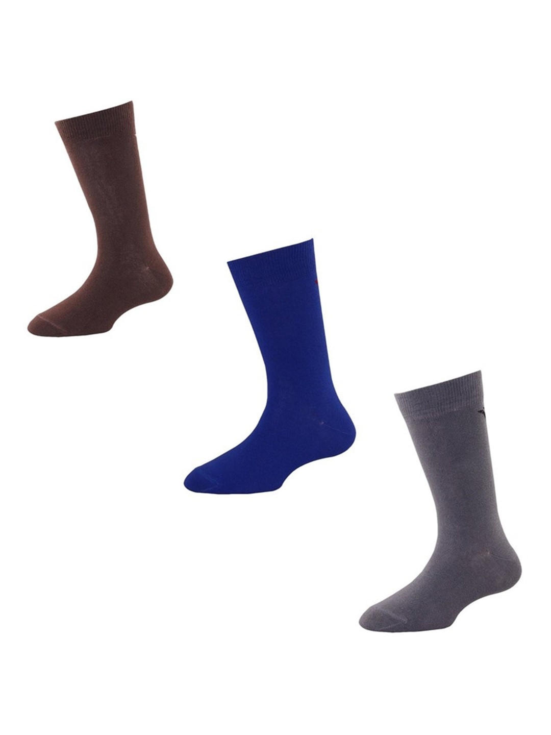 

Cotstyle Men Pack Of 3 Assorted Calf-Length Socks