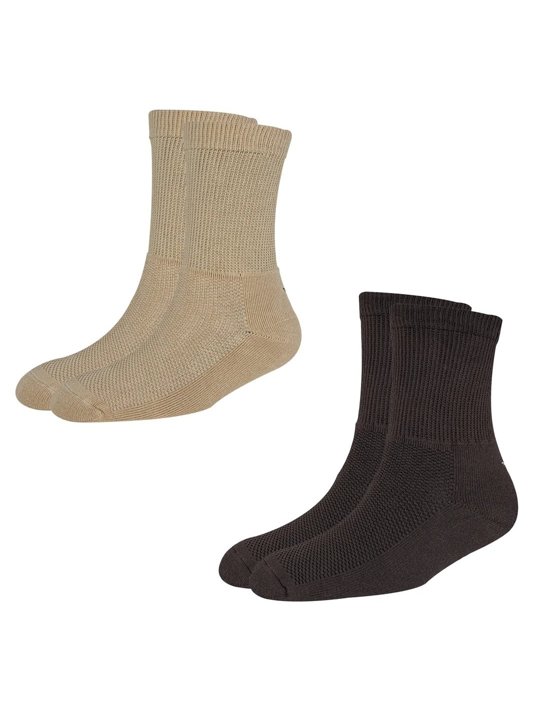 

Cotstyle Men Pack Of 2 Anti-Bacterial Diabetic Ankle-Length Socks, Assorted