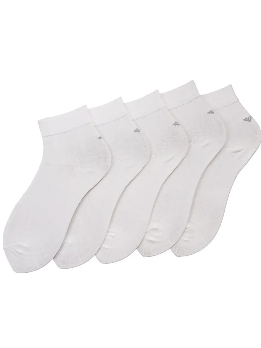 

Cotstyle Pack Of 5 Ankle-Length Socks, White