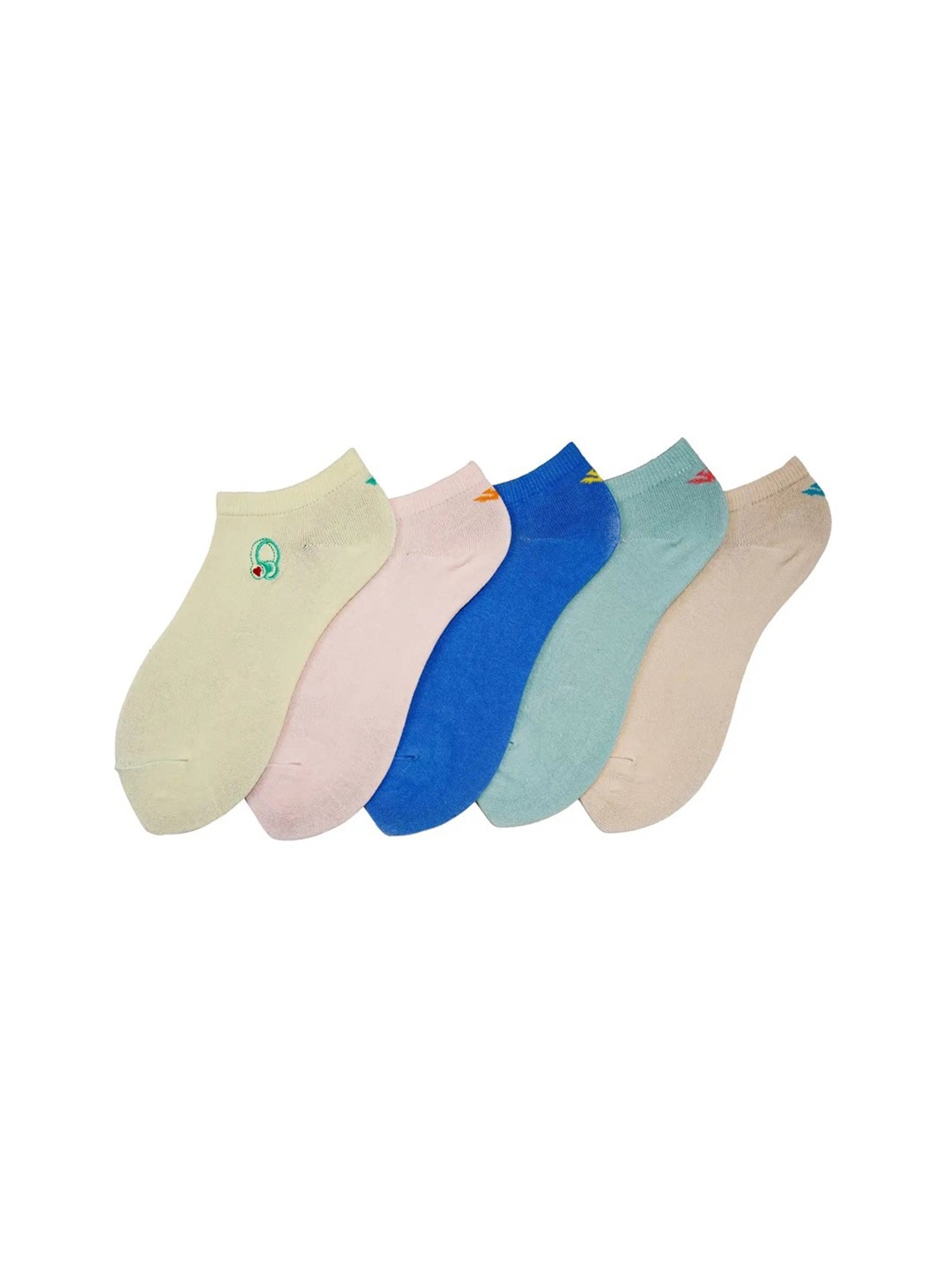 

Cotstyle Pack Of 5 Ankle-Length Socks, Assorted