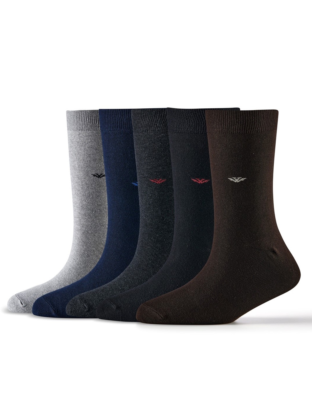 

Cotstyle Men Pack Of 5 Assorted Calf Length Socks
