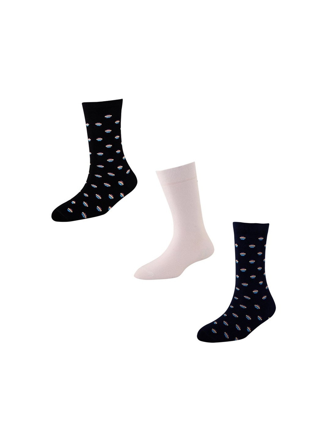 

Cotstyle Men Pack Of 3 Crew Socks, Navy blue
