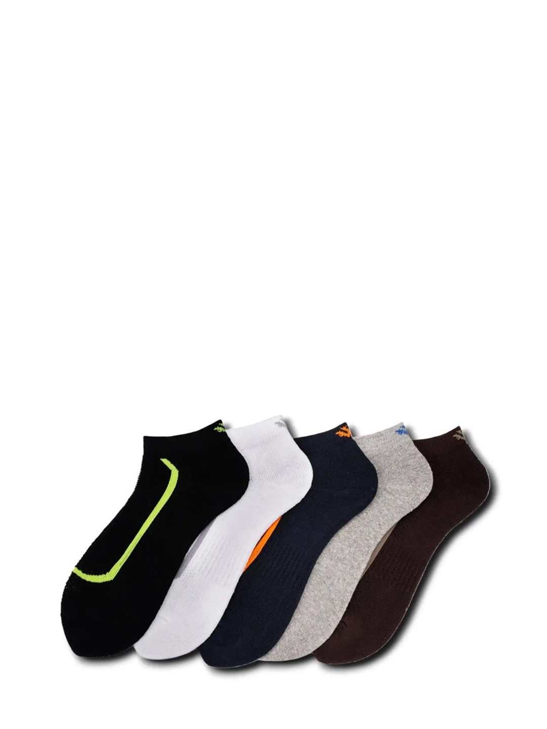 Cotstyle Men Pack Of 5 Assorted Low Ankle Socks