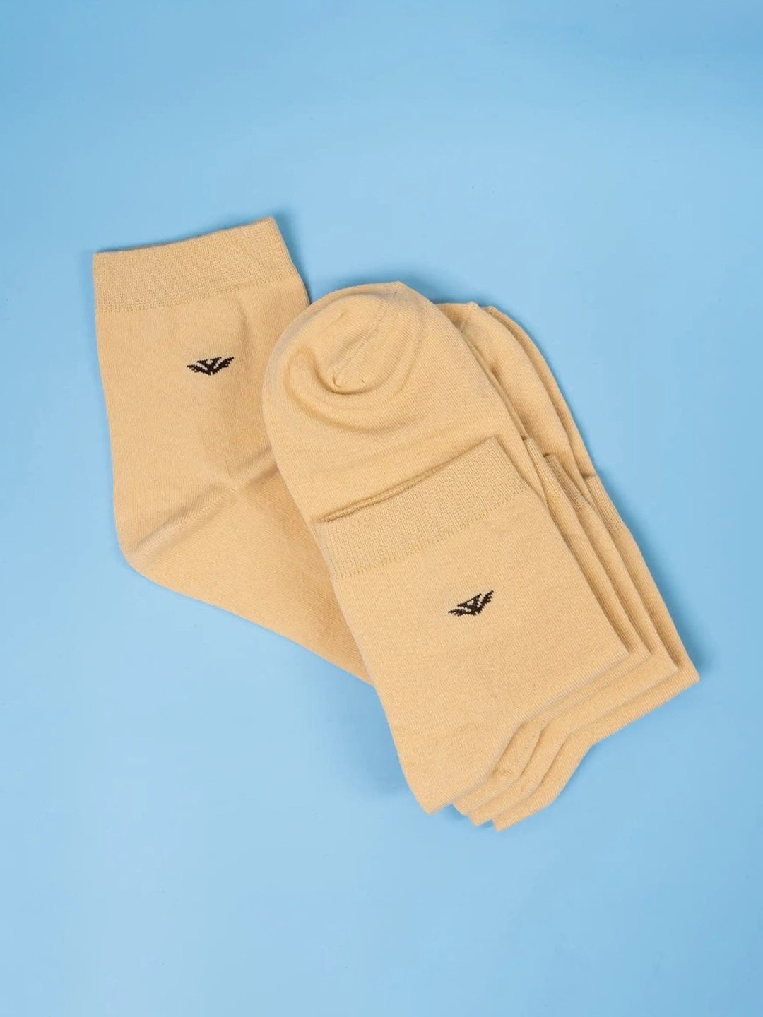 

Cotstyle Men Pack Of 5 Above Ankle Socks, Beige