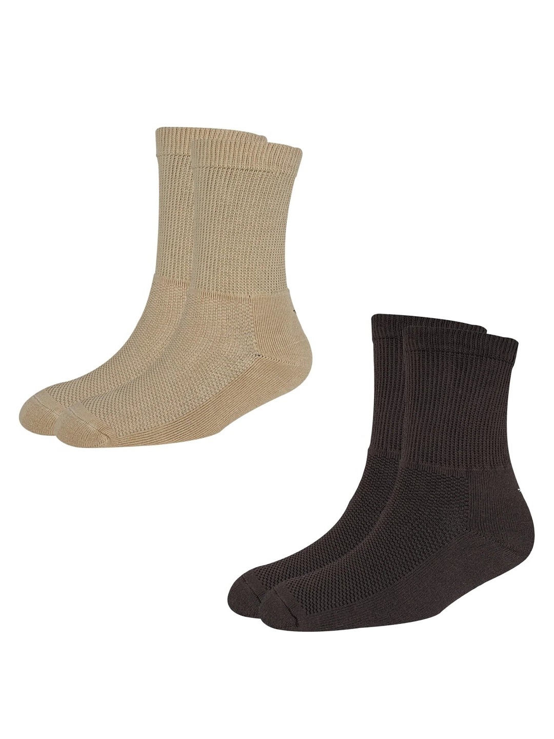 

Cotstyle Unisex Pack Of 2 Anti-Bacterial Diabetic Above Ankle Socks, Assorted