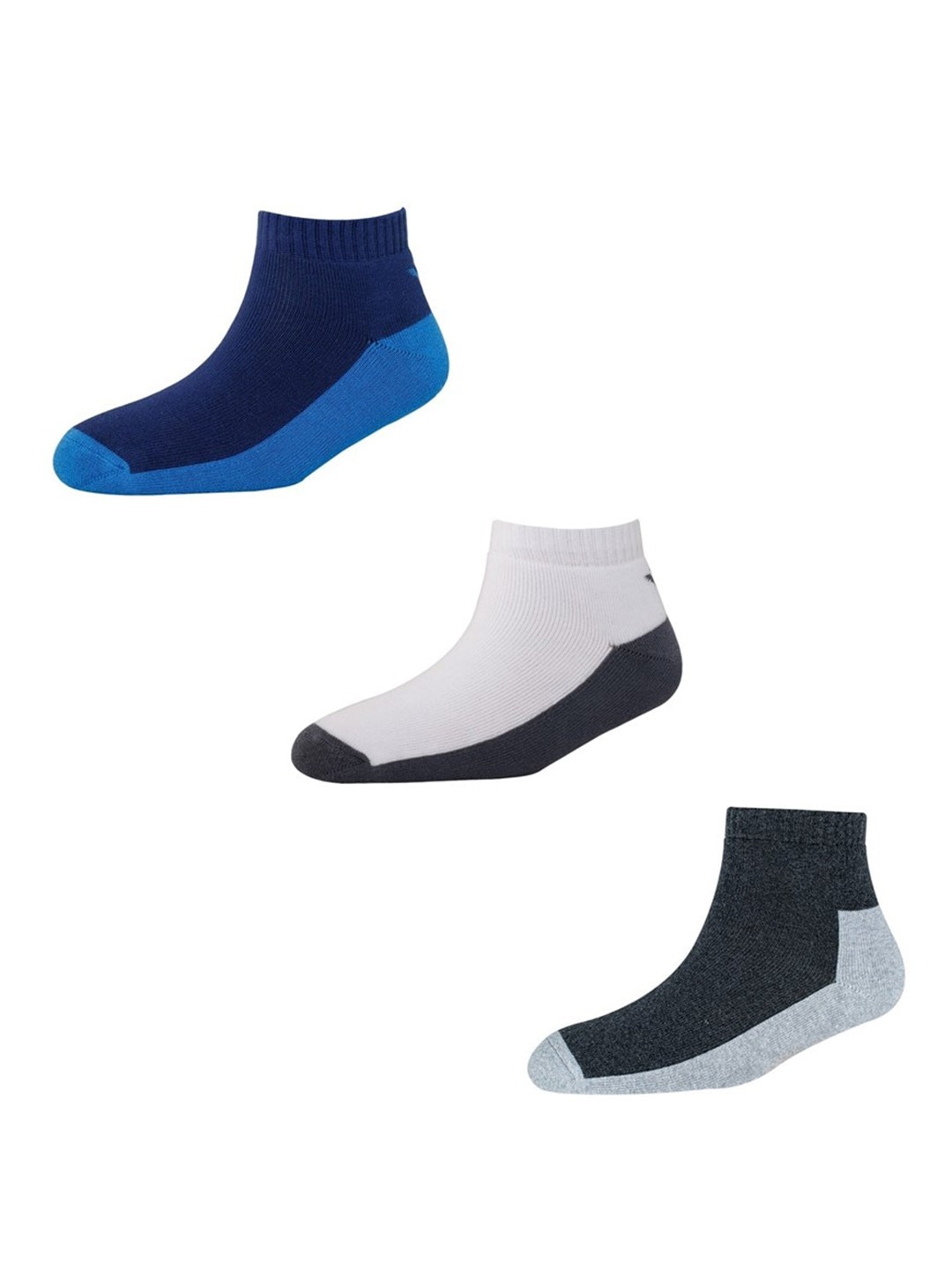 

Cotstyle Men Pack Of 3 Assorted Colourblocked Ankle-Length Socks