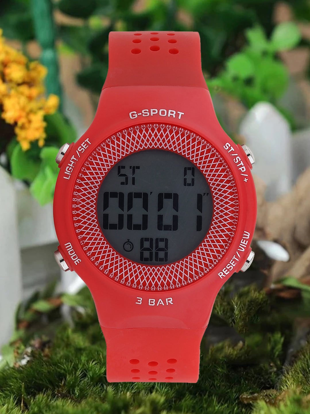 

Fantasy World Kids Dial & Digital Multi Function Sports Watch FW-Sport-NEW-001-RD, Red