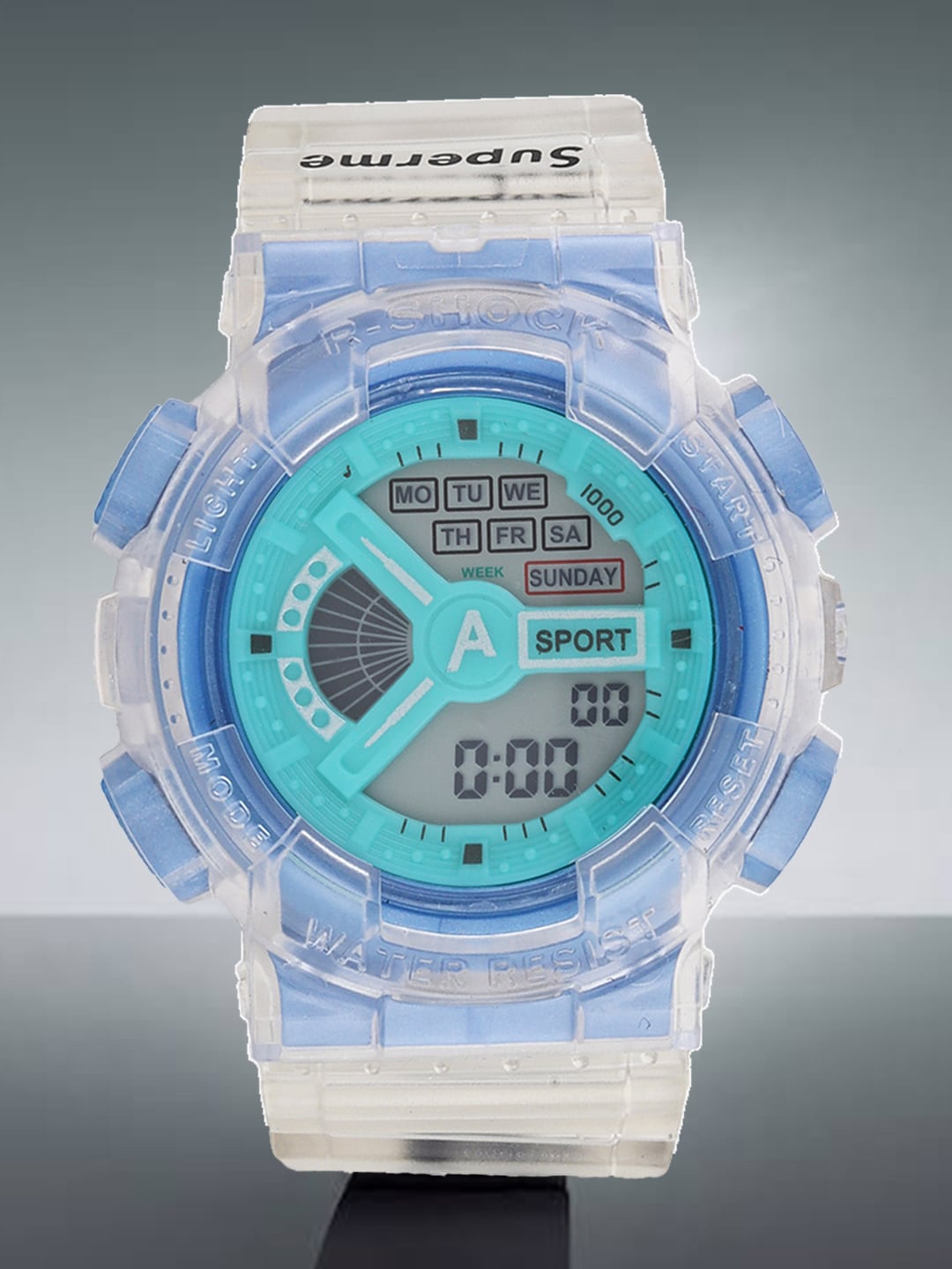 

Fantasy World Kids Printed Dial & Digital Multi Function Watch FW-Sport-NEW-018, Grey