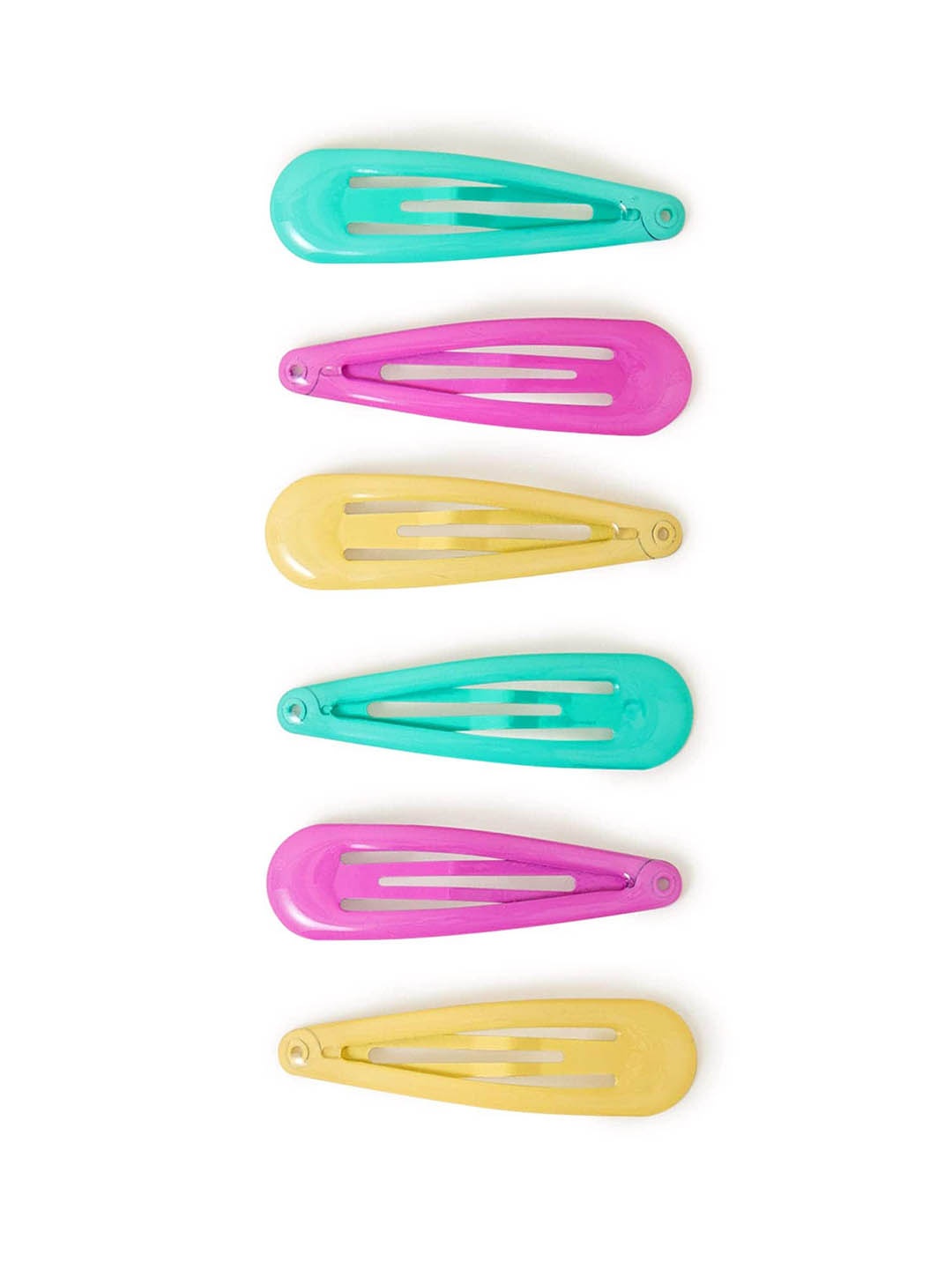 

Accessorize Girls Set Of 6 Tic Tac Hair Clips, Pink