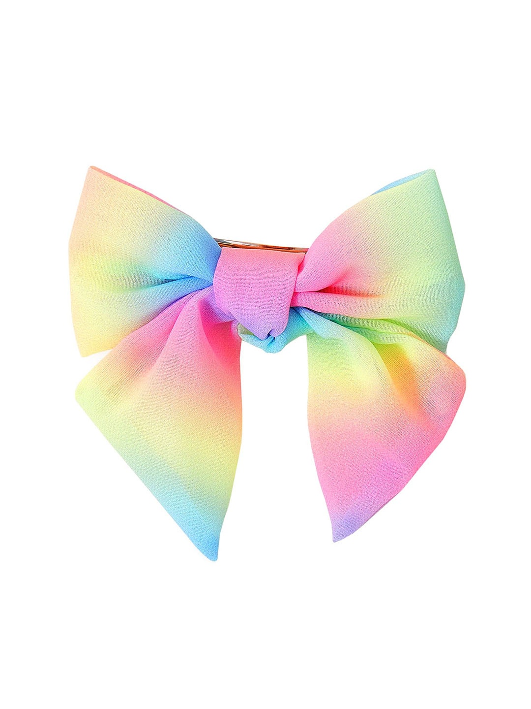 Accessorize Girls Ombre Bow Barrette Alligator Hair Clip, Blue