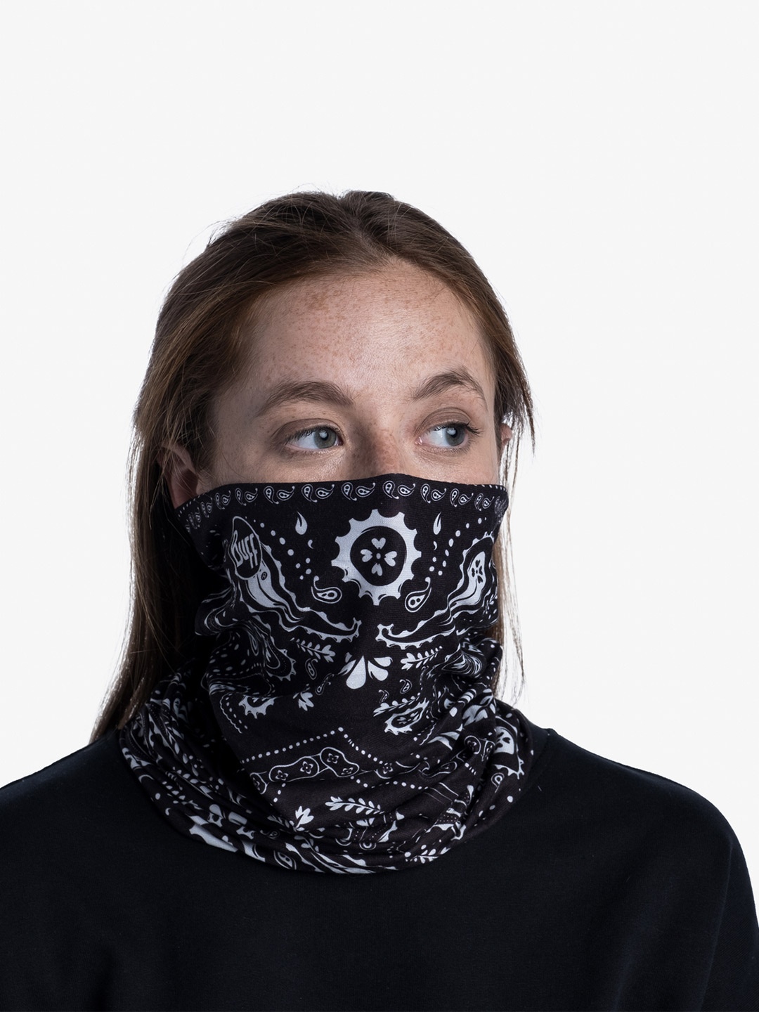 

Original Buff SA Unisex Conversational Printed Scarf, Black