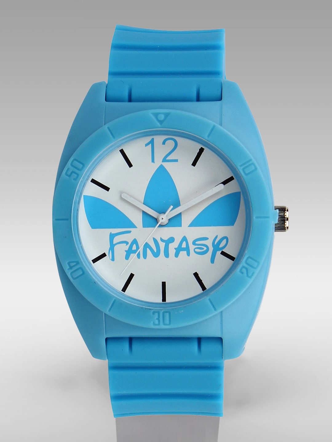 

Fantasy World Kids White Printed Dial & Blue Straps Analogue Watch FW-9009-BL