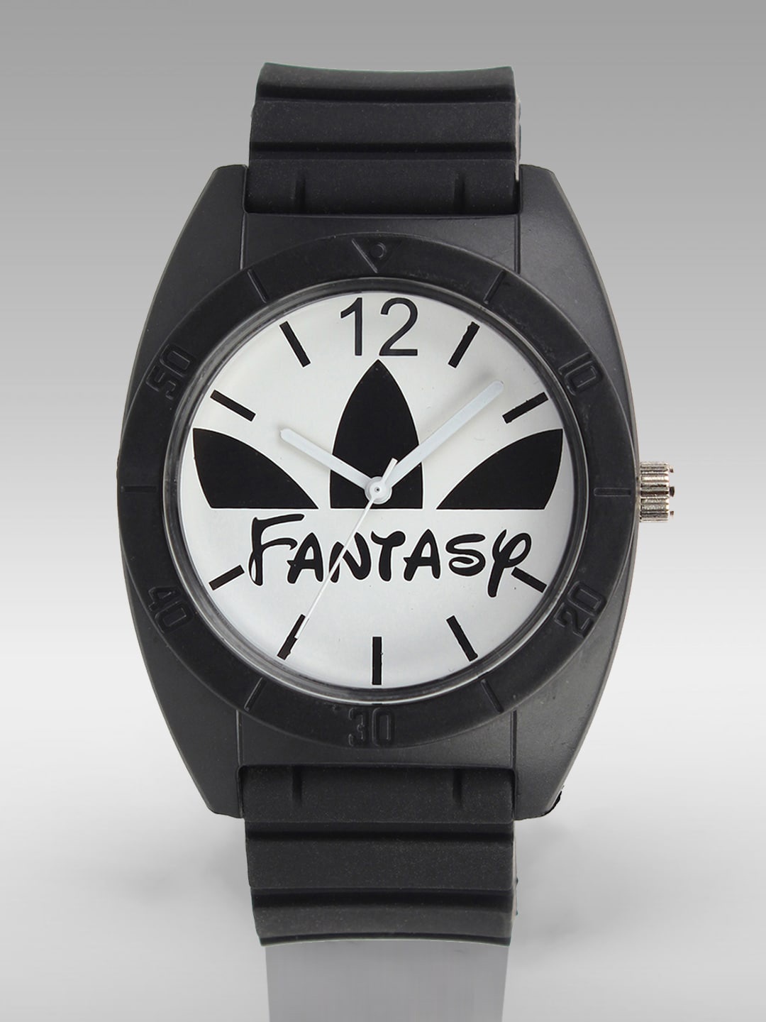 

Fantasy World Kids Dial & Black Bracelet Style Straps Analogue Watch FW-9009-BK, White