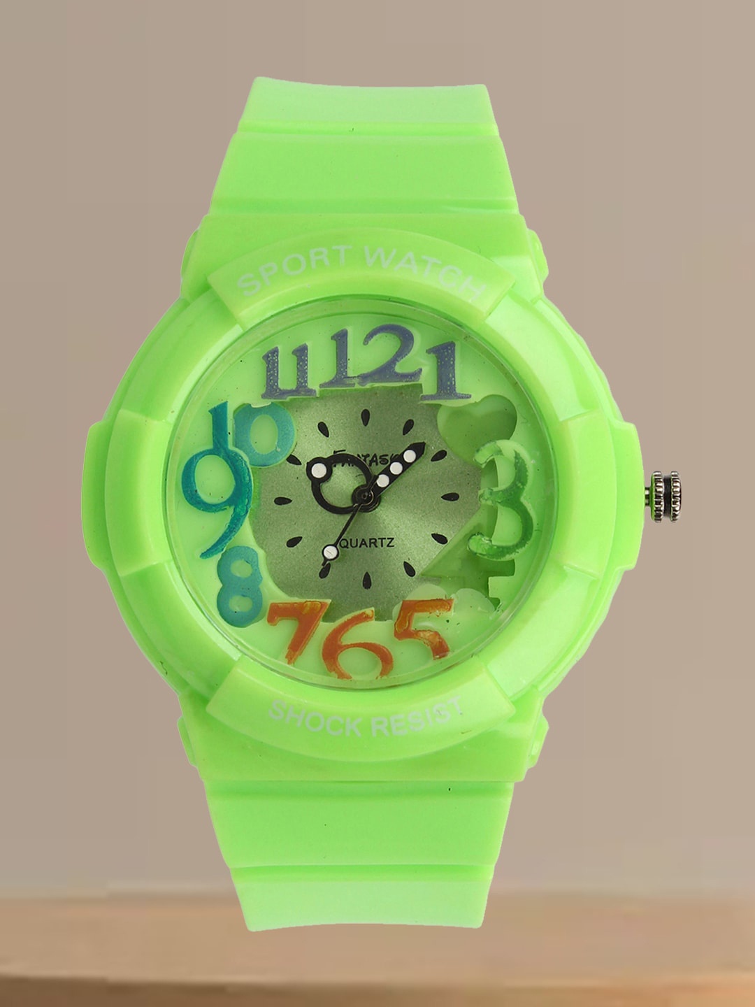 

Fantasy World Kids Printed Dial & Green Straps Analogue Watch FW-9006-GR