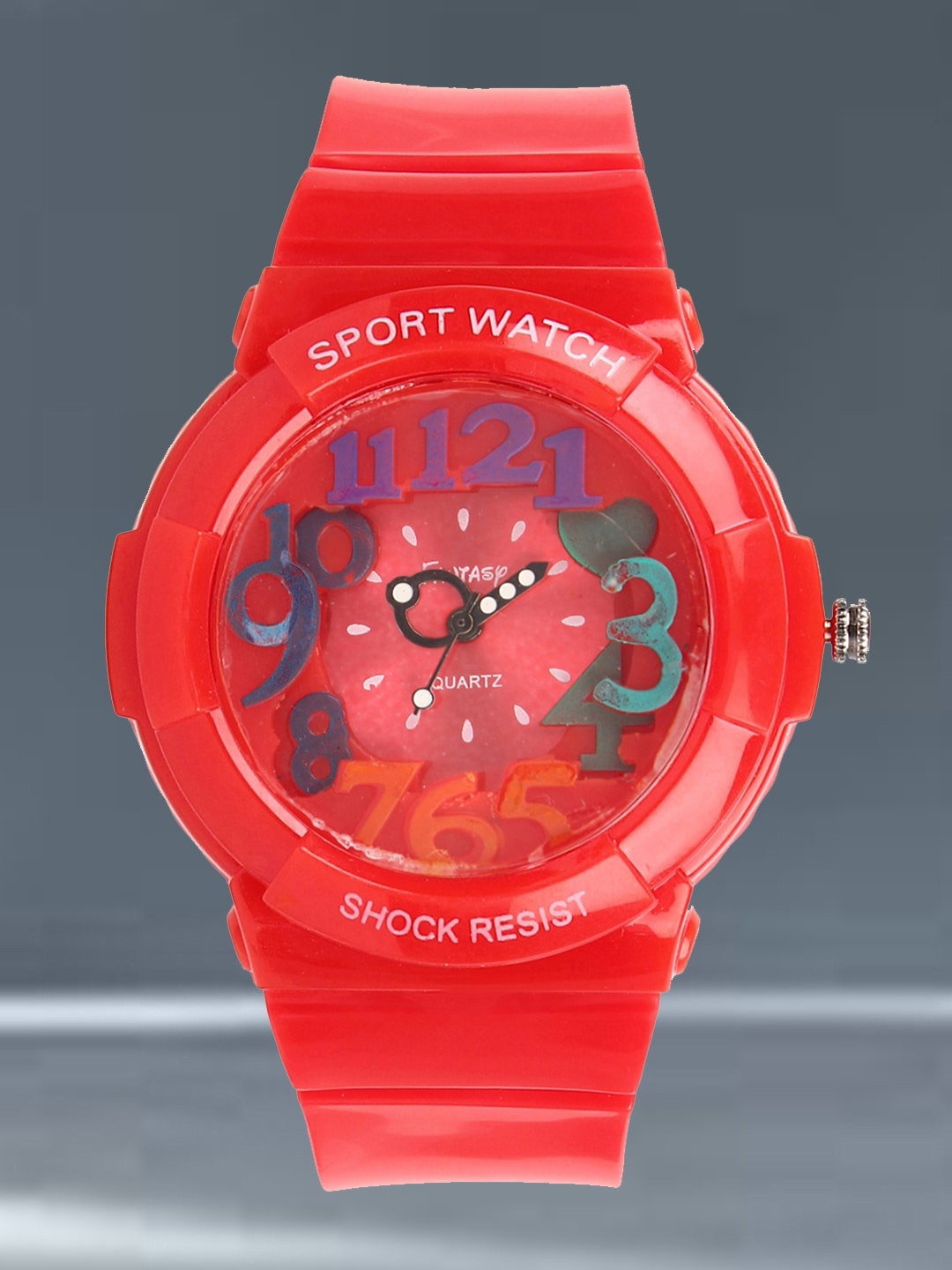 

Fantasy World Kids Dial & Red Straps Analogue Watch FW-9006-RD