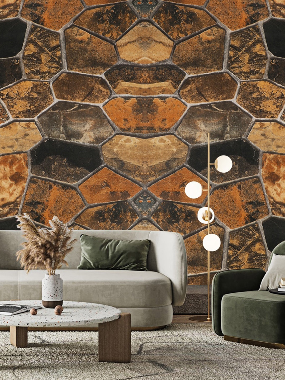 

Dakshya Industries Rust & Brown Abstract Printed Self Adhesive Wallpaper