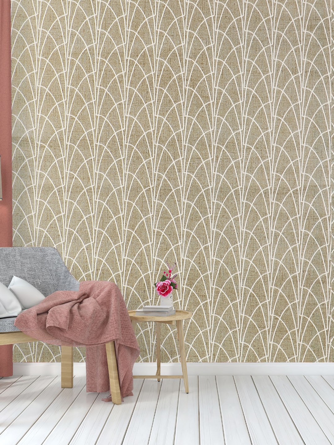 

Dakshya Industries Grey Abstract Printed Self-Adhesive Wallpaper