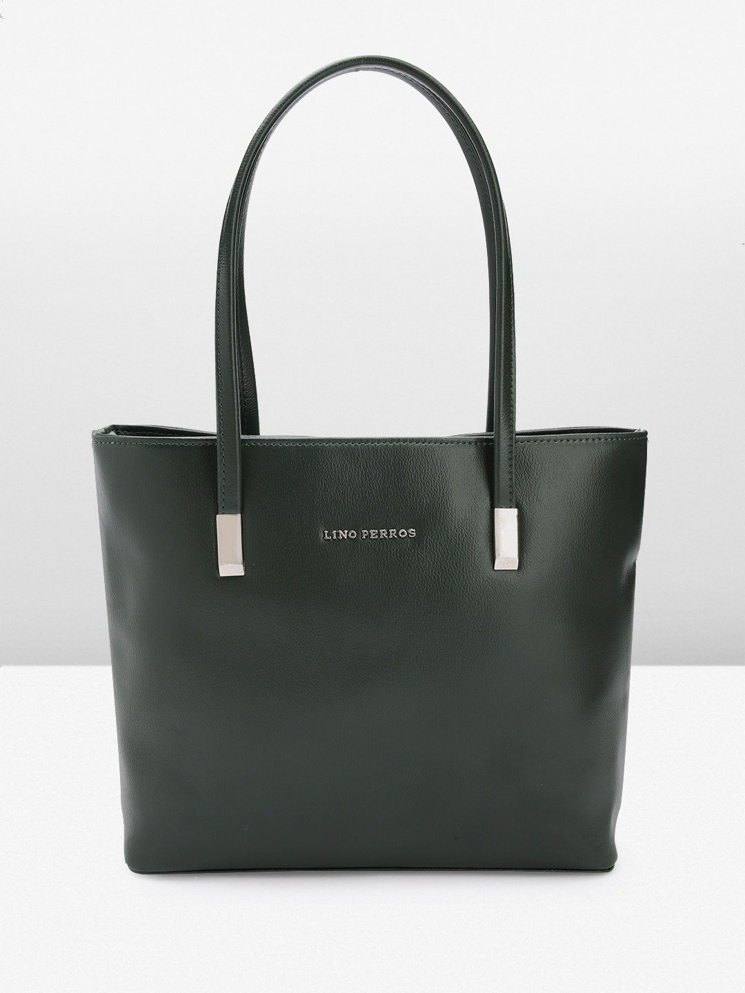 

Lino Perros Structured Shoulder Bag, Olive