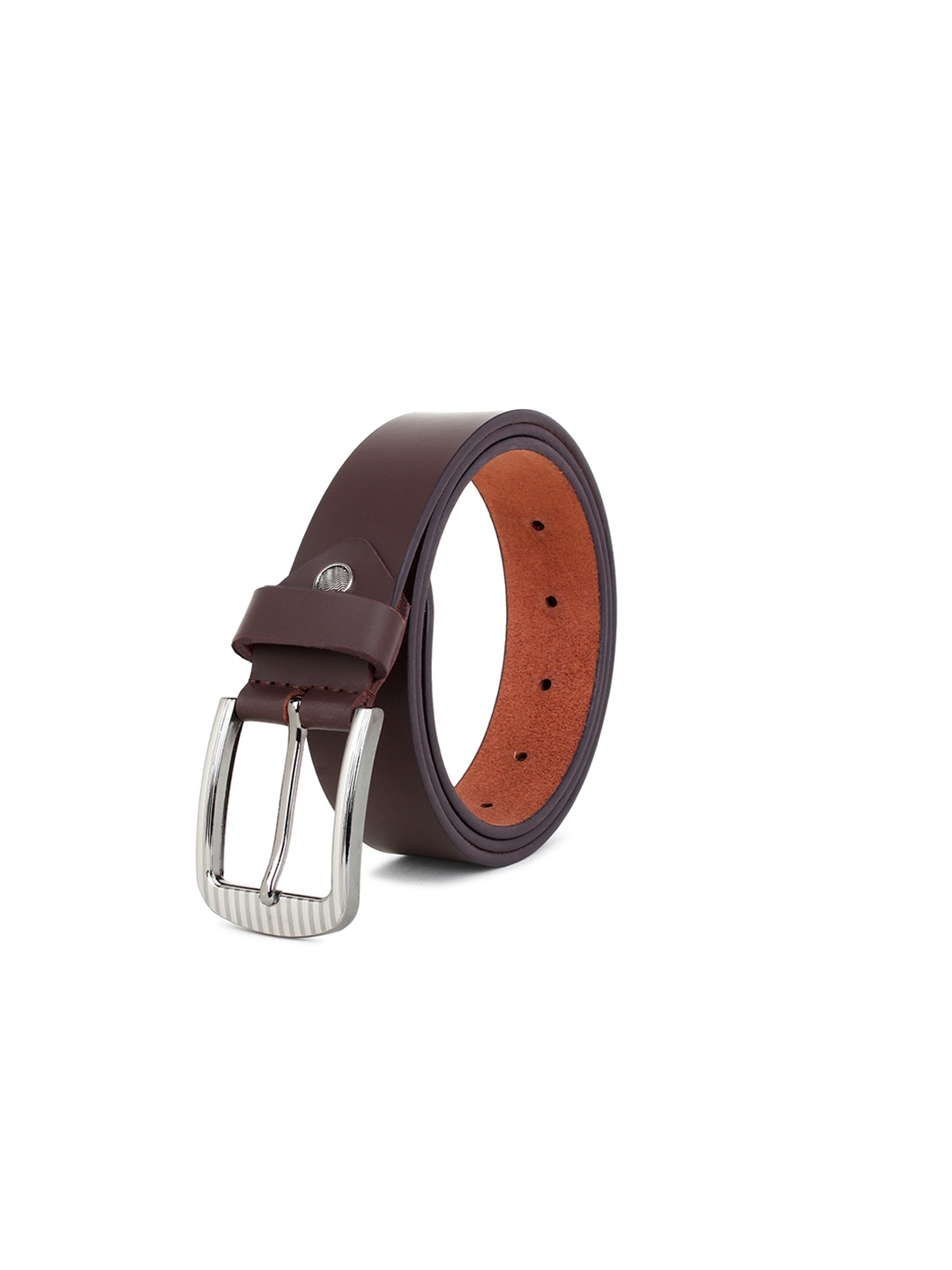 

The Roadster Lifestyle Co. Men Brown Leather Formal Belt