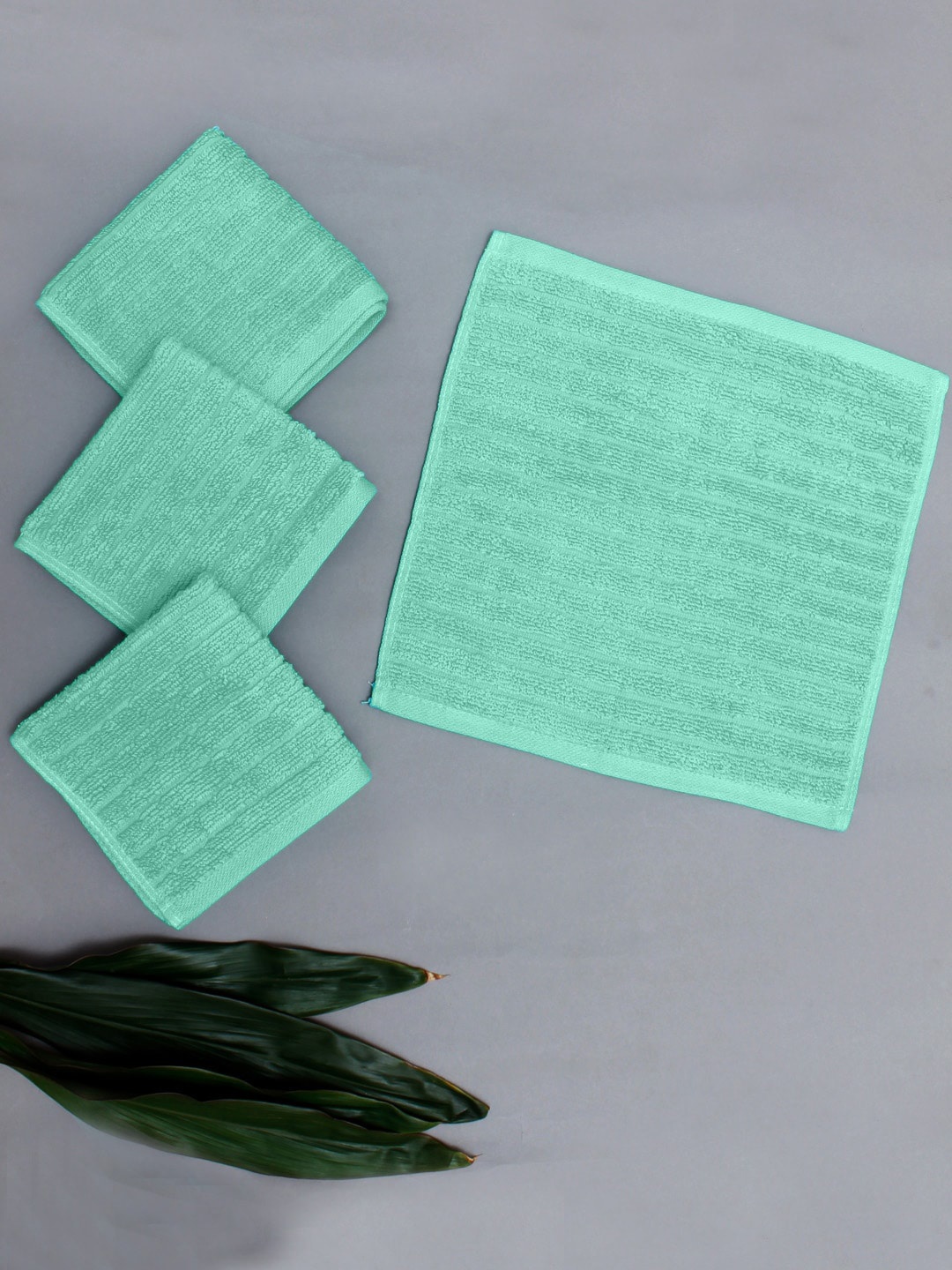 

AVI Living Green 4 Pieces 400 GSM Pure Cotton Face Towels