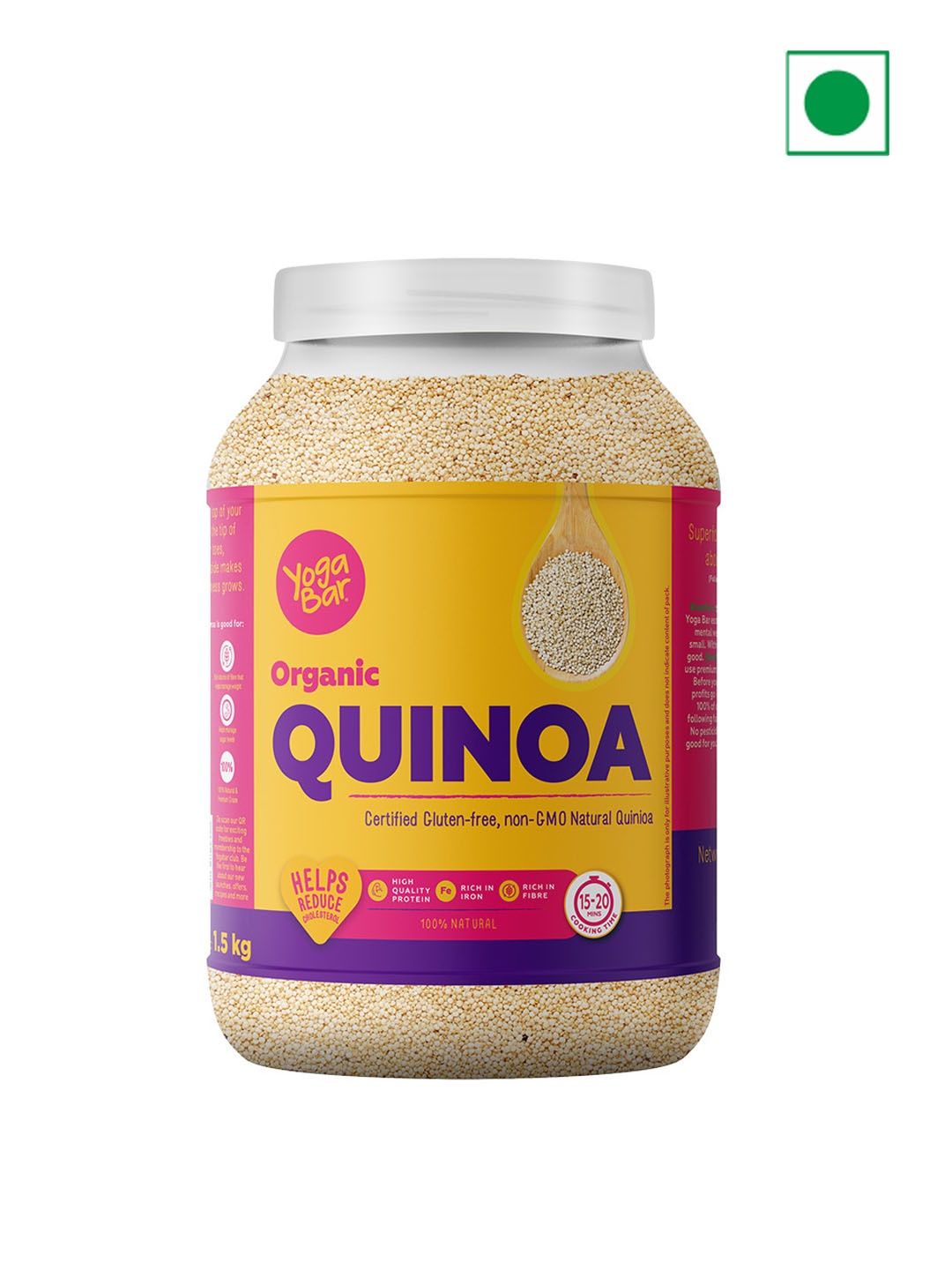

Yogabar Quinoa - 1.5kg, Yellow