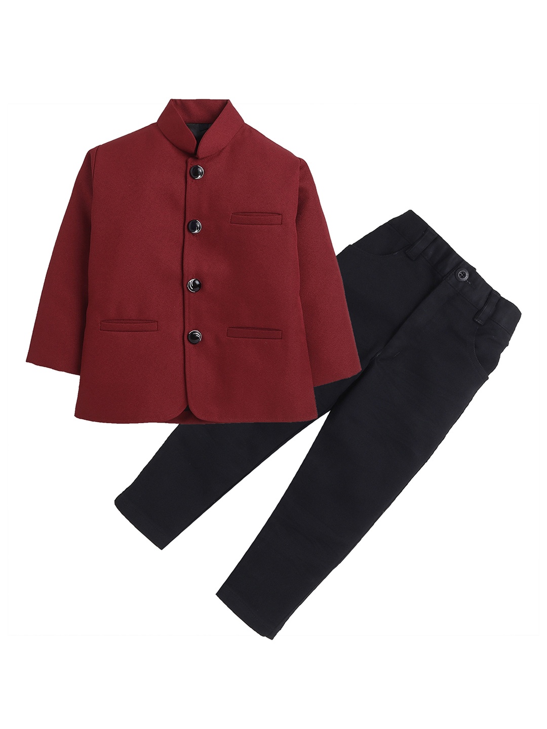 

Lil homies Boys Single-Breasted Two-Piece Suit, Red