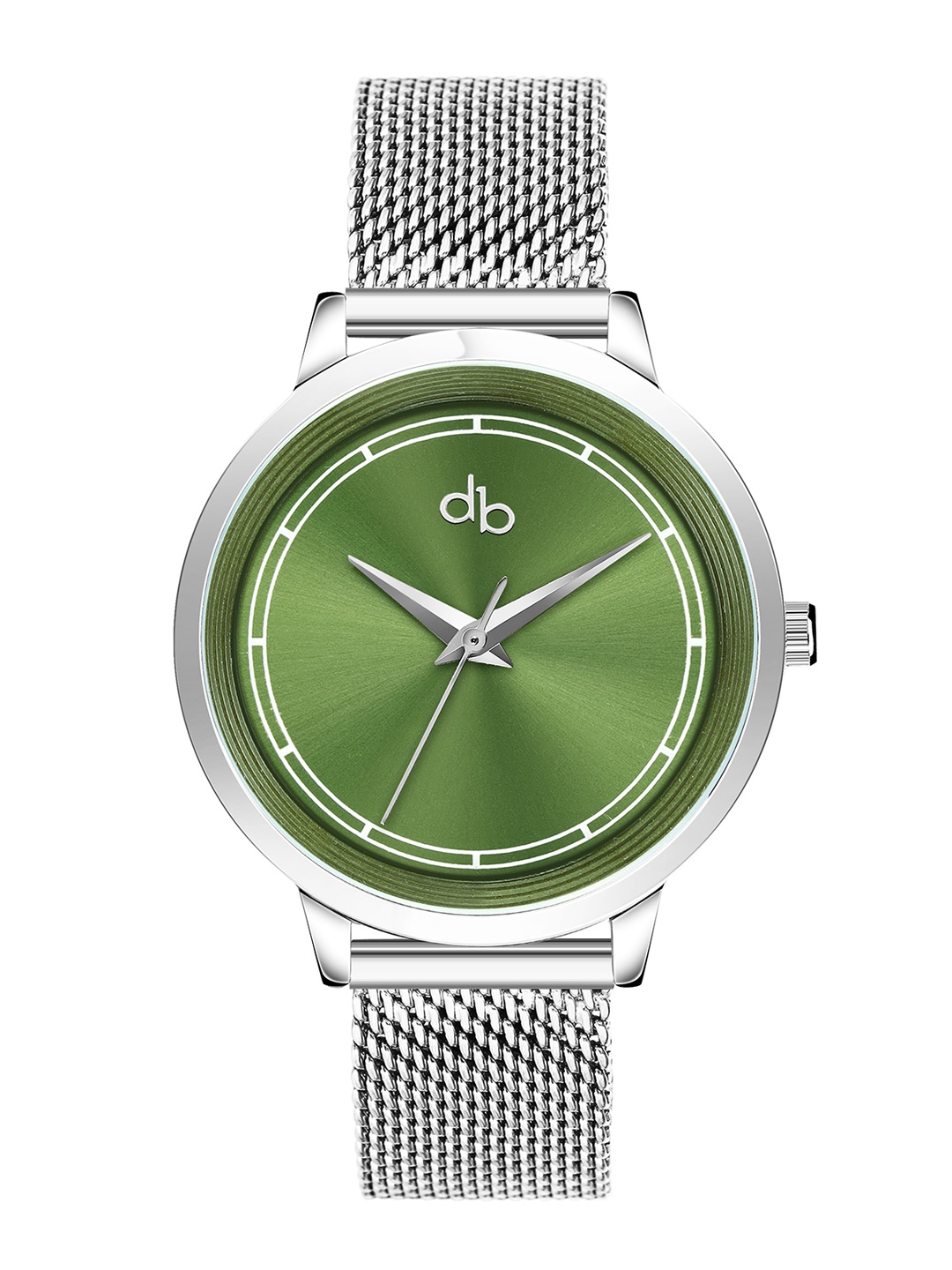 

DressBerry Women Stainless Steel Bracelet Style Straps Analogue Watch DB-002-Green