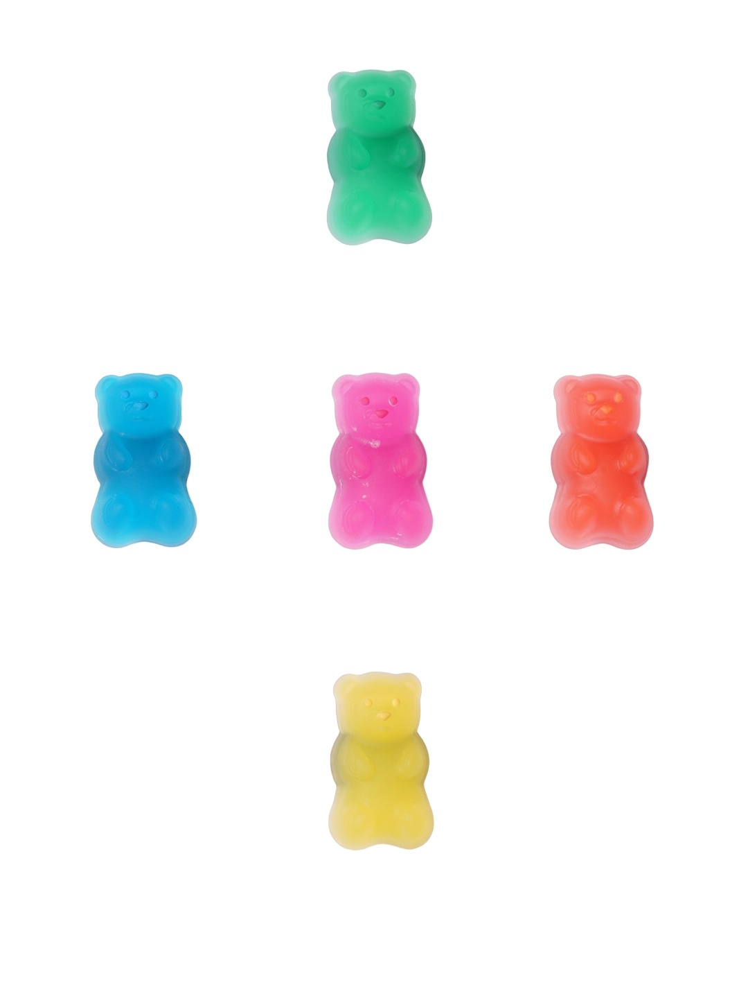 

Crocs Set Of 5 Candy Bear Jibbitz, Pink