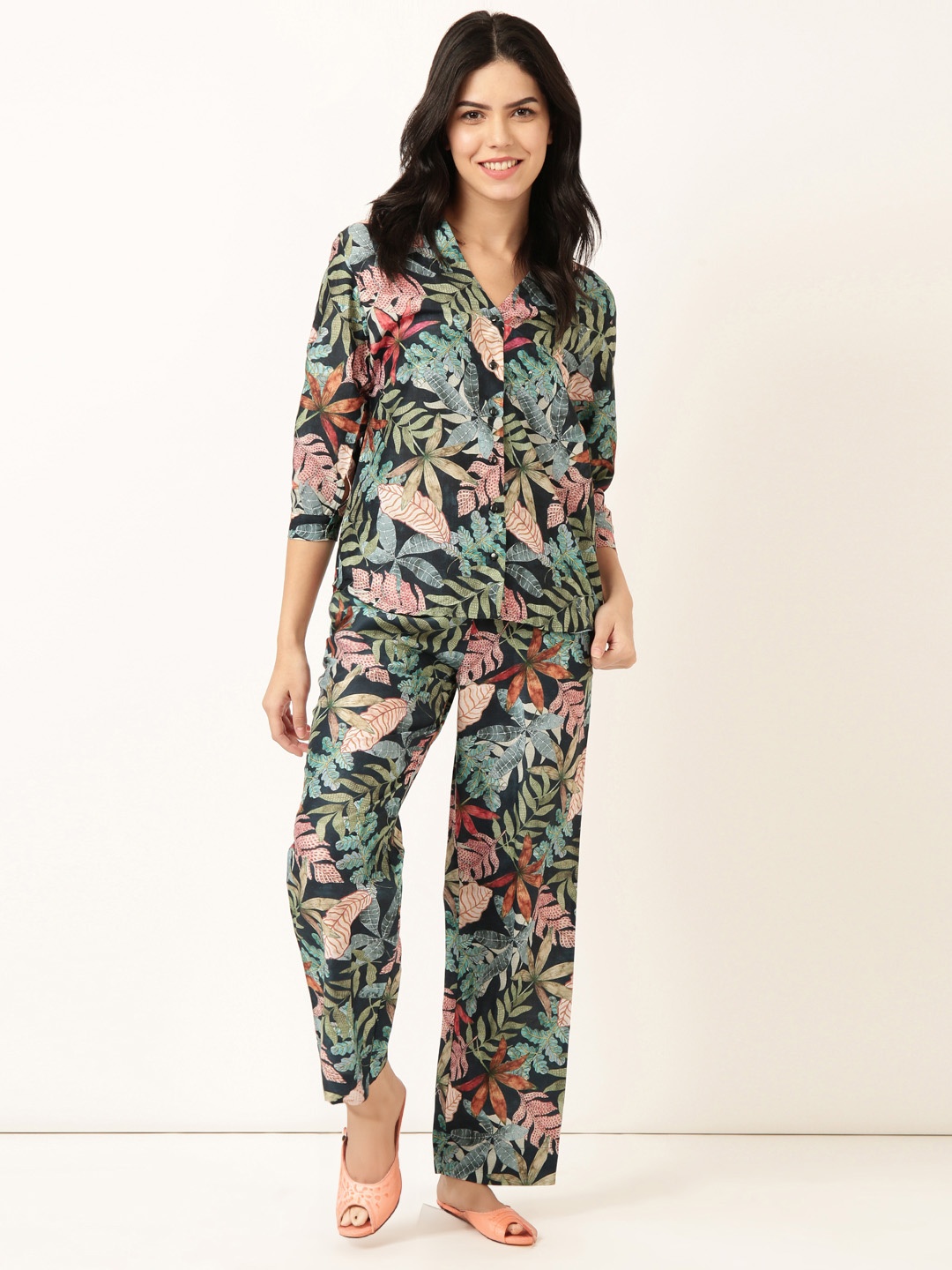 

Bannos Swagger Printed Tunic & Trouser, Blue