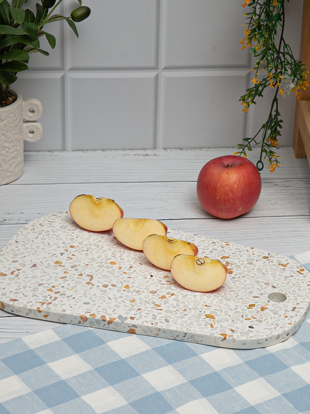

Anko White Terazzo Designed Serving Board
