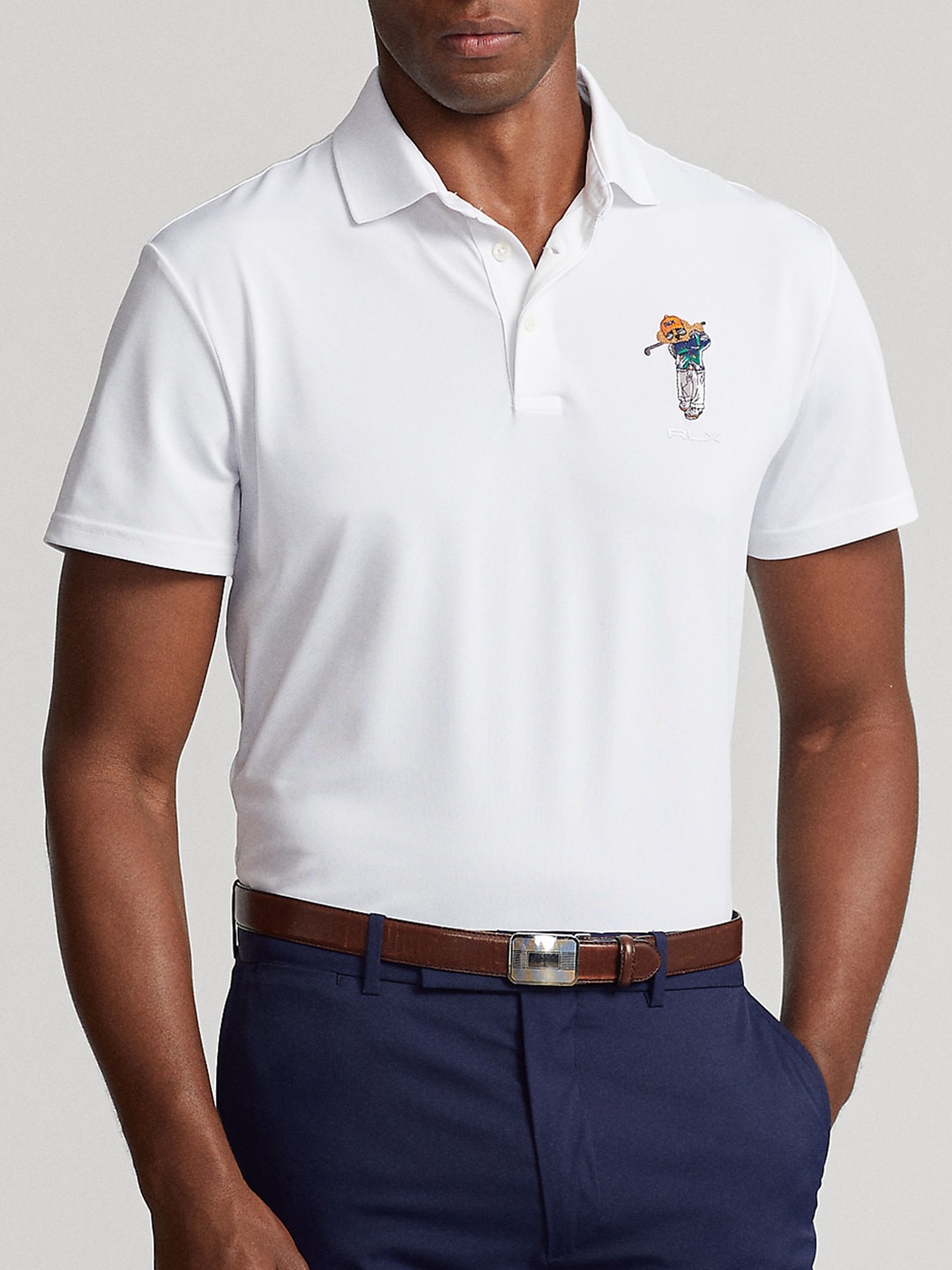 

Polo Ralph Lauren Slim-Fit Polo Collar T-Shirt, White