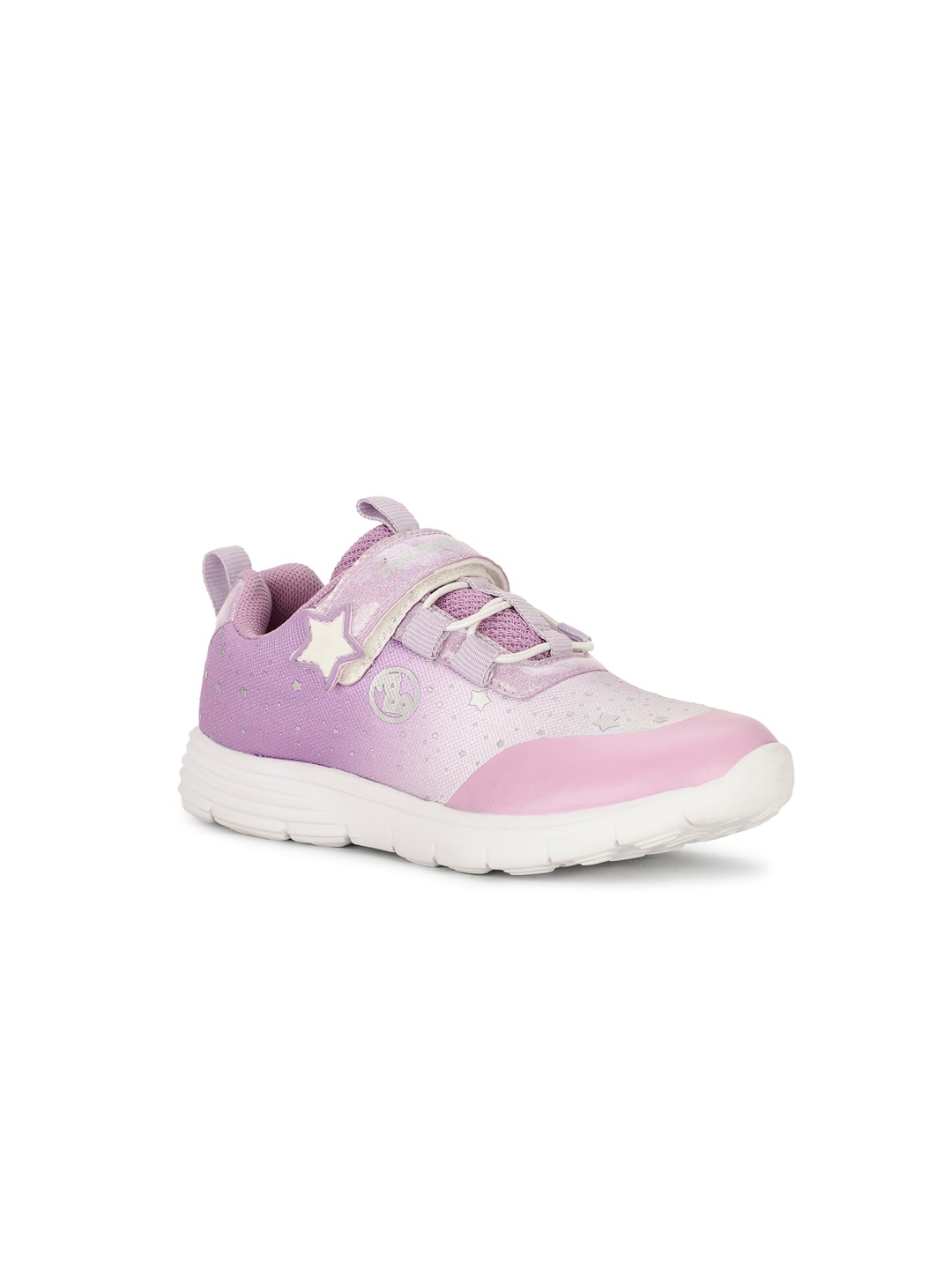 

Bubblegummers Kids Star Embellished Velcro Sneakers, Lavender