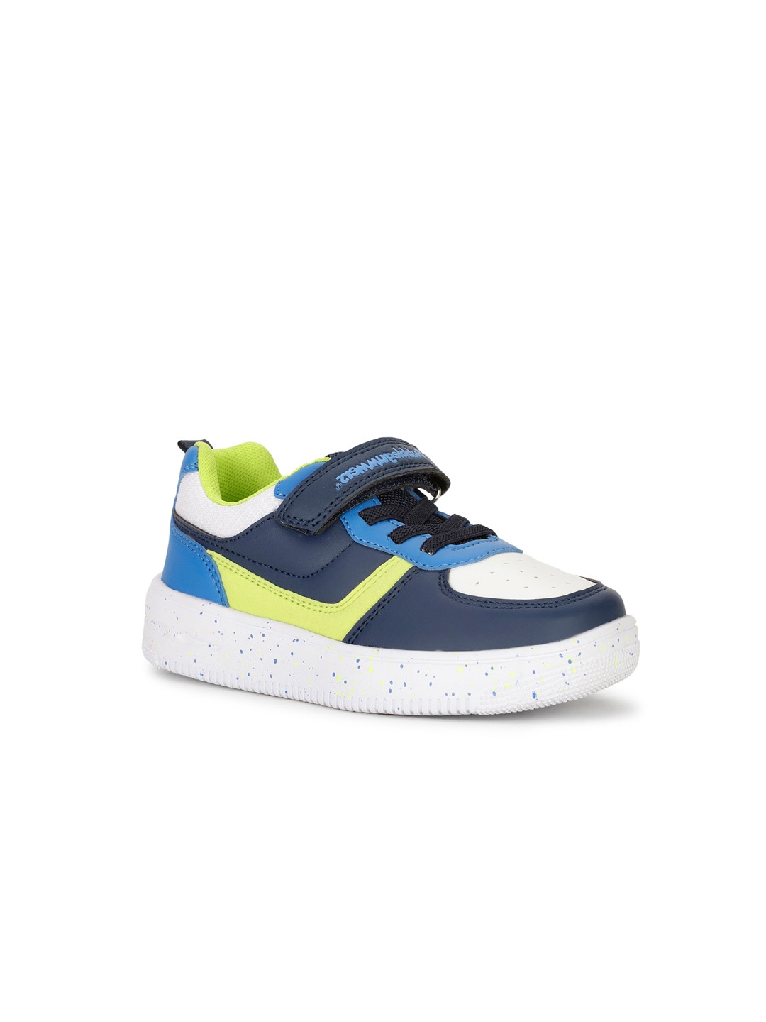 

Bubblegummers Kids Colourblocked Velcro Sneakers, Blue