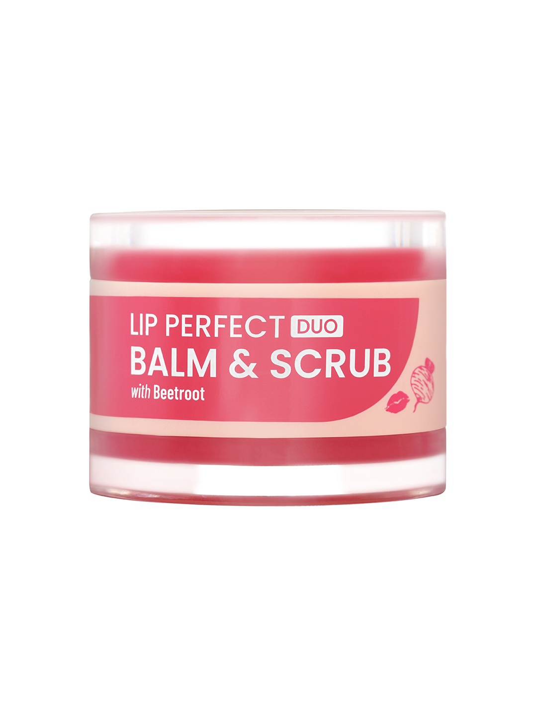 

SWISS BEAUTY Lip Perfect Duo Balm & Scrub with Beetroot Extract - 7 g, Pink