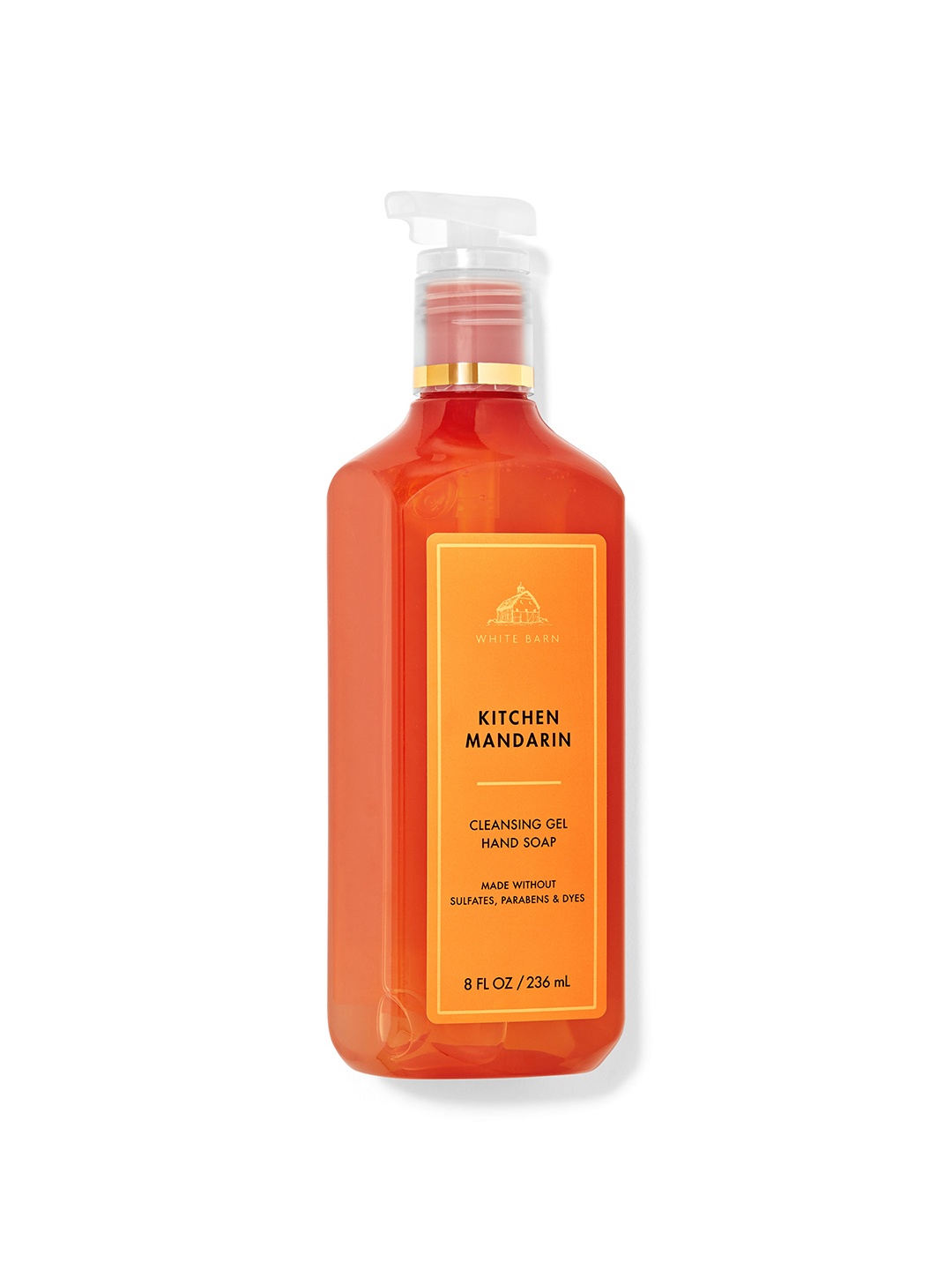 

Bath & Body Works Kitchen Mandarin Cleansing Gel Hand Soap - 236 ml, Orange