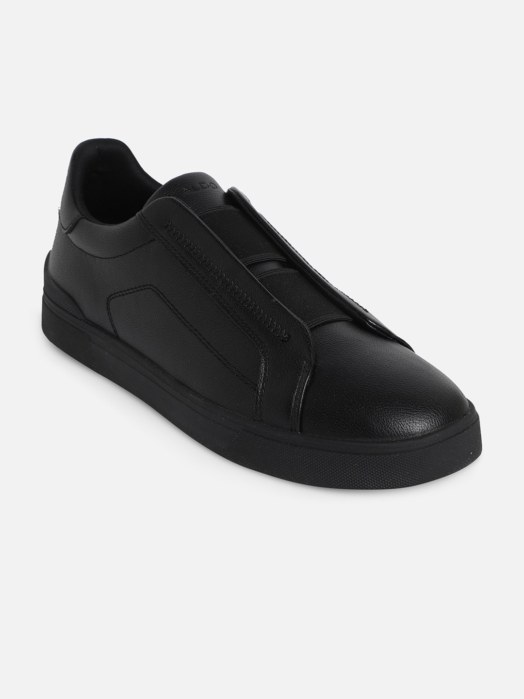 

ALDO Men Round Toe Slip-On Sneakers, Black