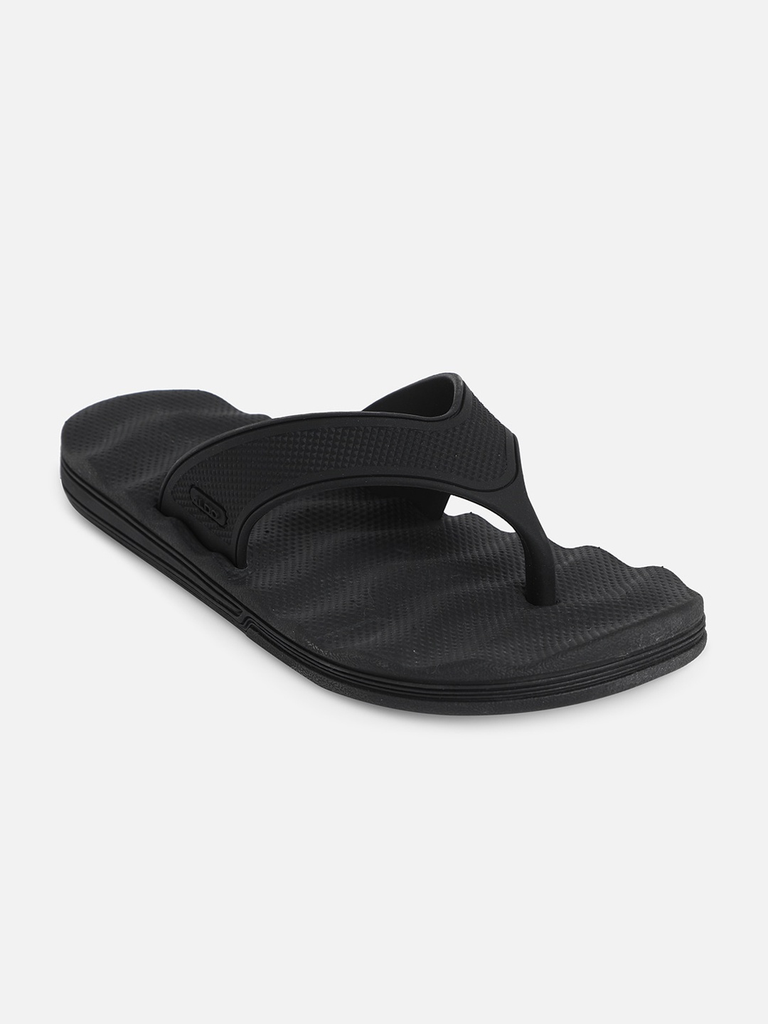 

ALDO Men Textured Thong Flip-Flops, Black