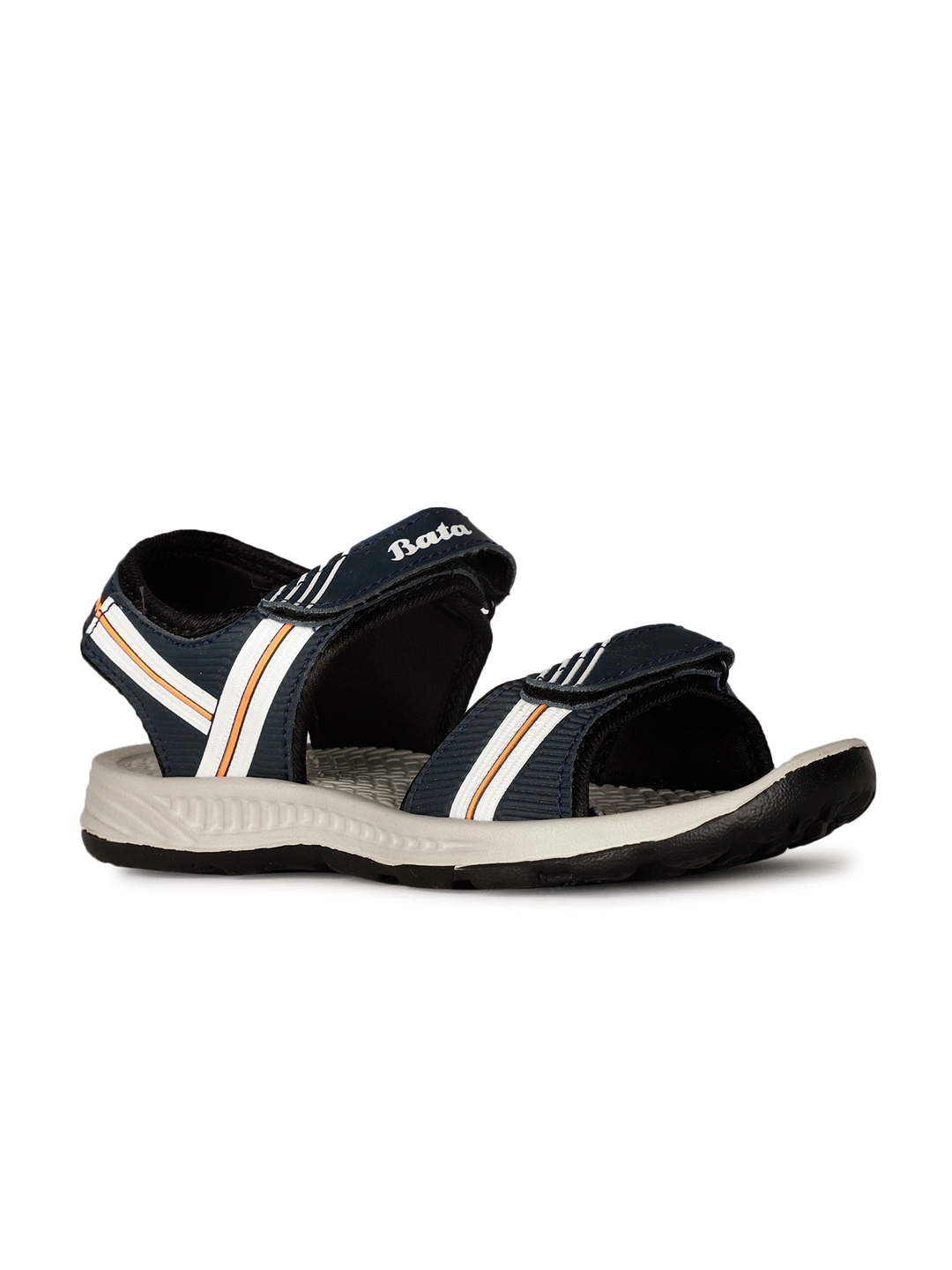 

Bata Boys Striped Sports Sandals, Navy blue