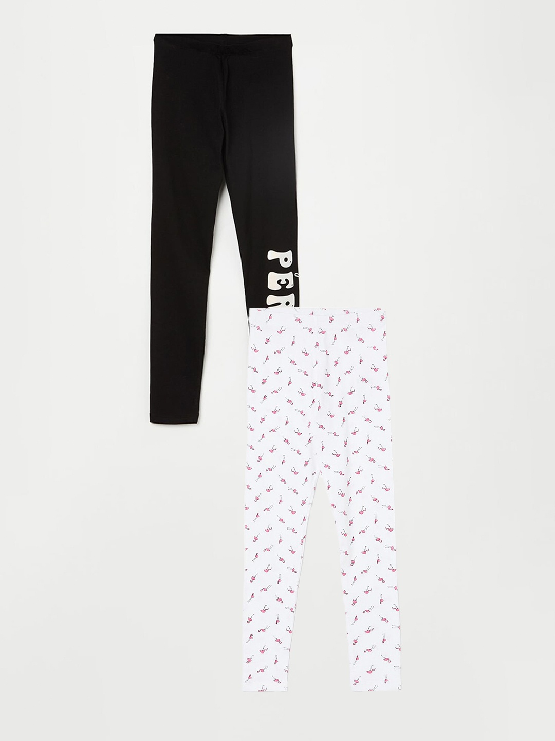 

Fame Forever by Lifestyle Girls Pack Of 2 Ankle Length Leggings, White