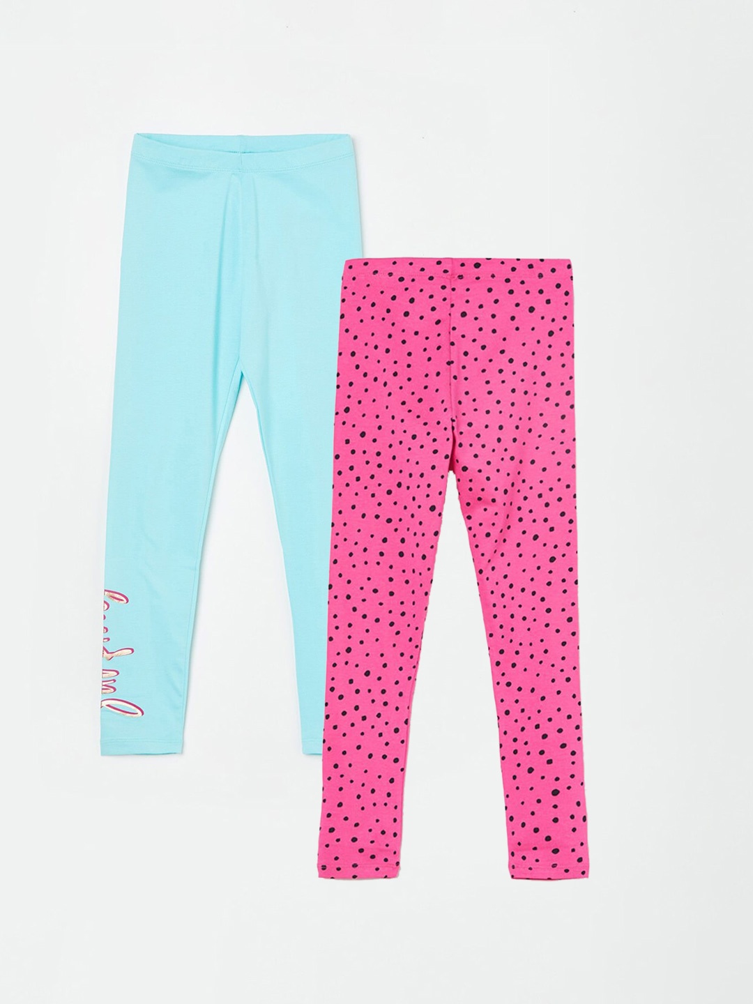 

Fame Forever by Lifestyle Girls Pack Of 2 Ankle Length Leggings, Pink